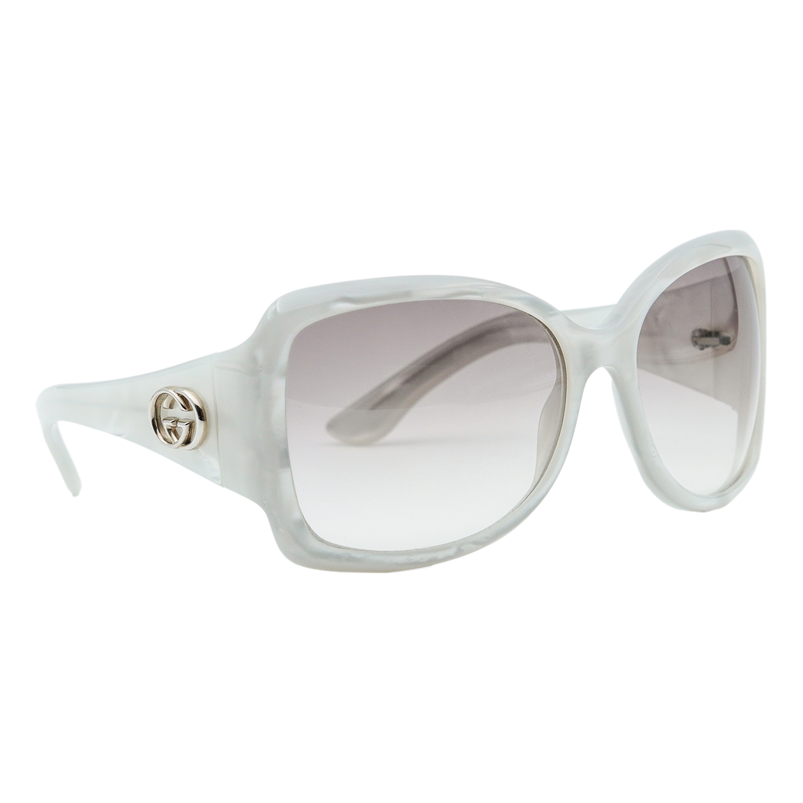 Vintage Gucci GG 2965 Pearl Square Logo Women’s Sunglasses