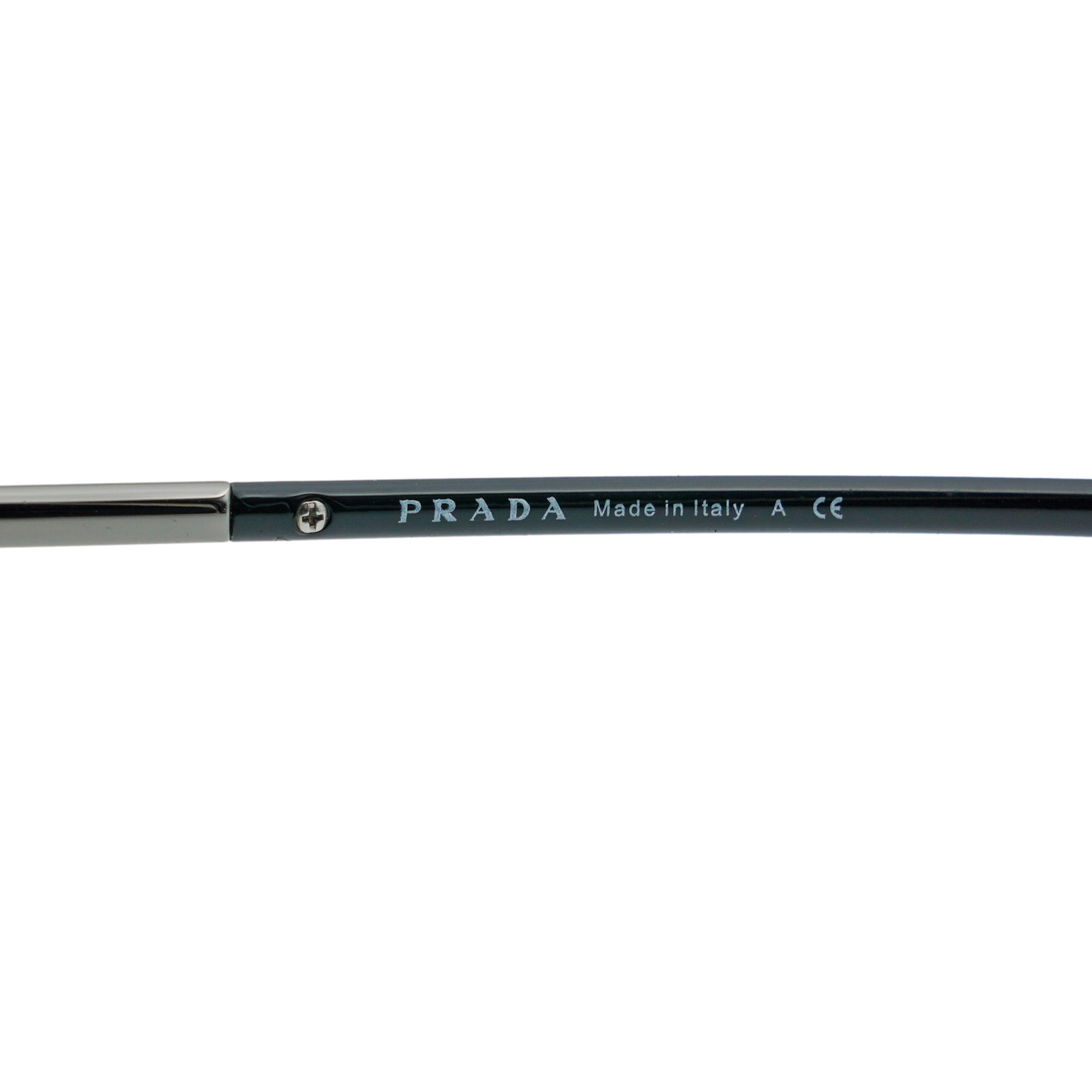 Vintage Prada SPR 58M Metal Frame Logo Aviator Sunglasses — photo 7