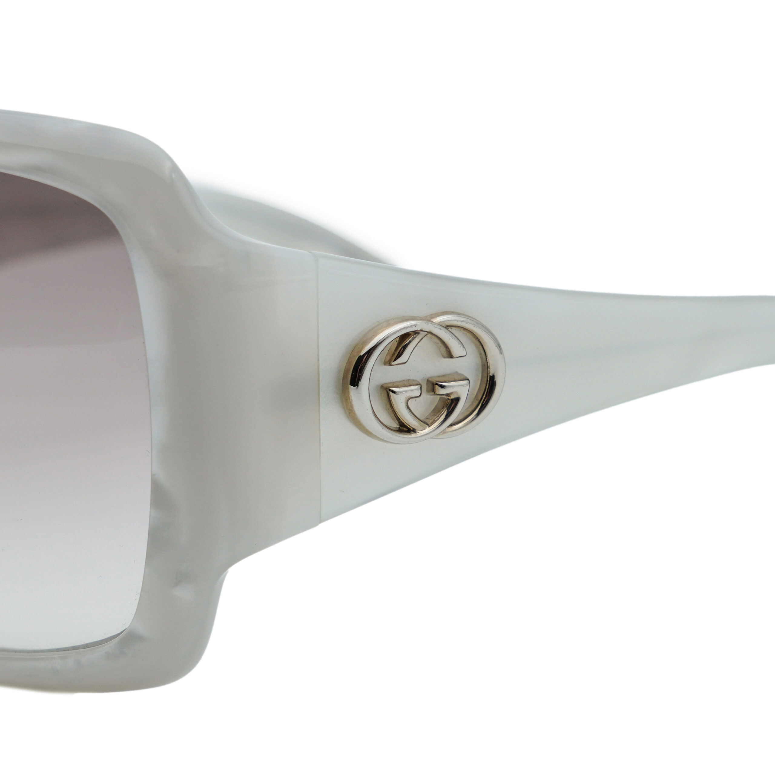 Vintage Gucci GG 2965 Pearl Square Logo Women’s Sunglasses — photo 4