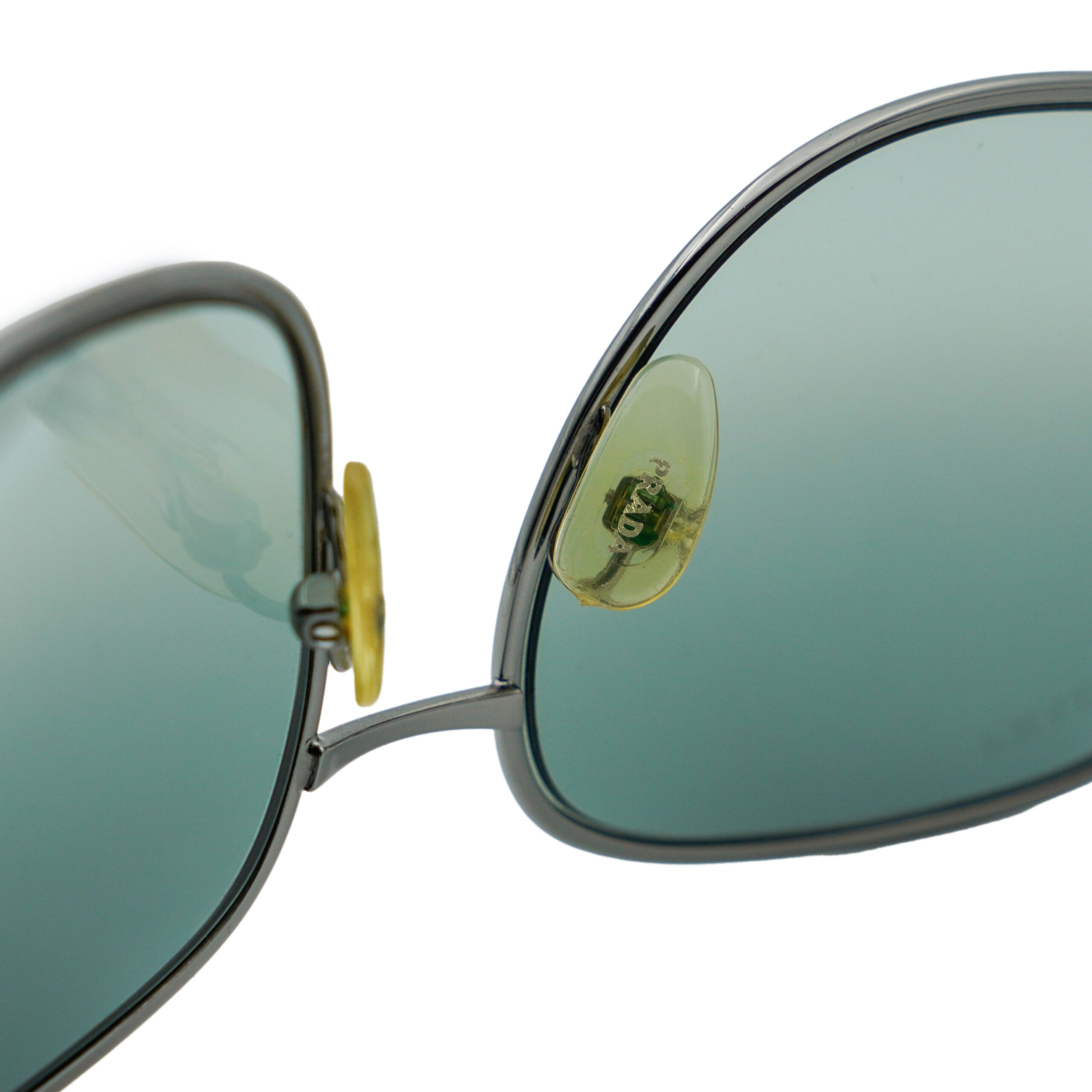 Vintage Prada SPR 58M Metal Frame Logo Aviator Sunglasses — photo 4