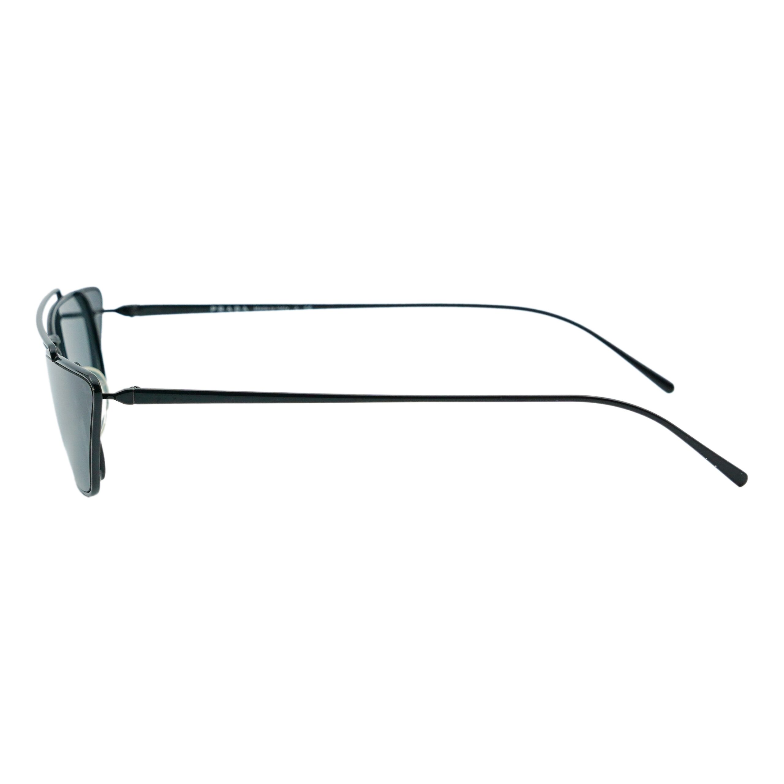 Prada SPR 64U Cat Eye Rectangular Metal Black Sunglasses — photo 3