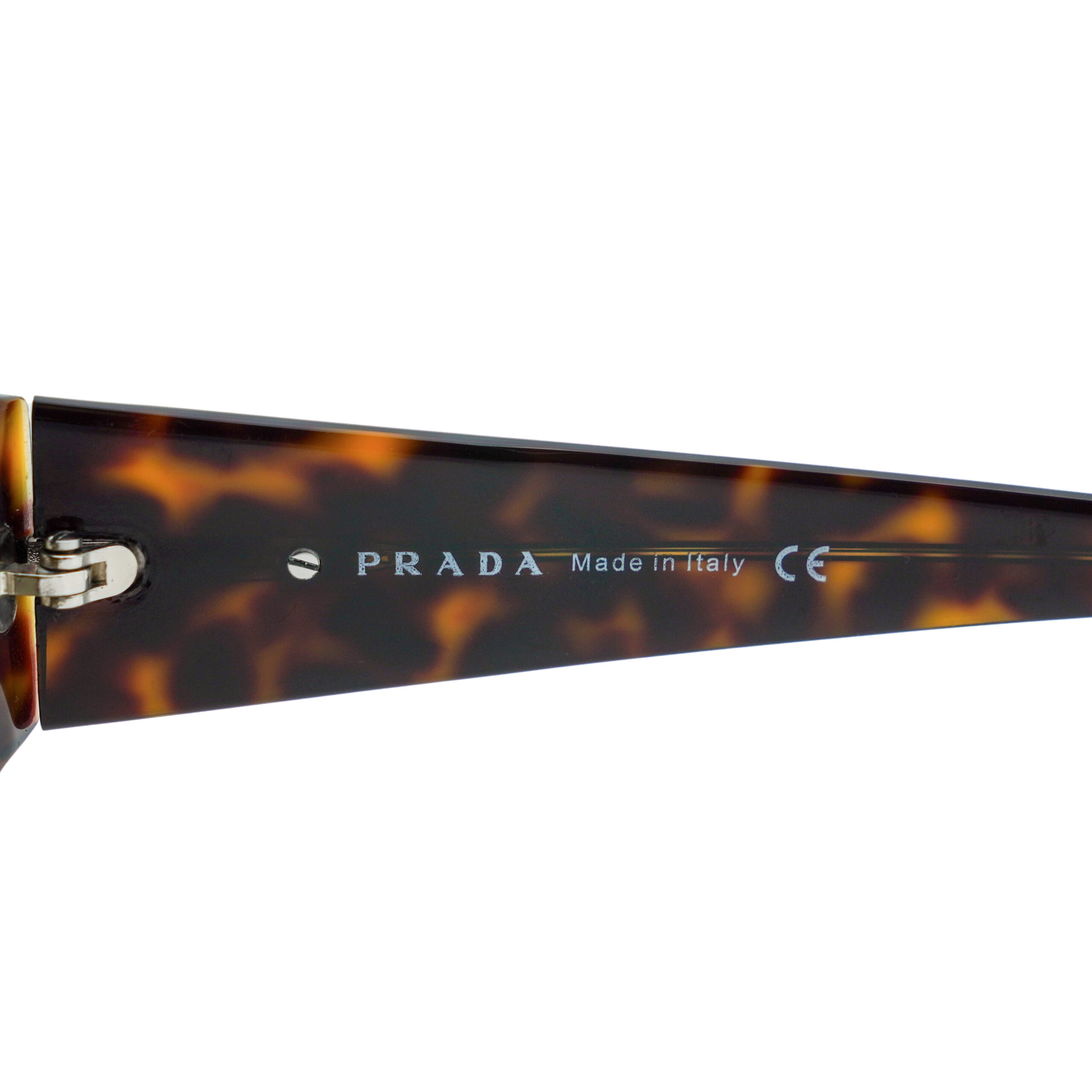Vintage Prada SPR 13H Tortoise Tinted Lens Oval Sunglasses — photo 6