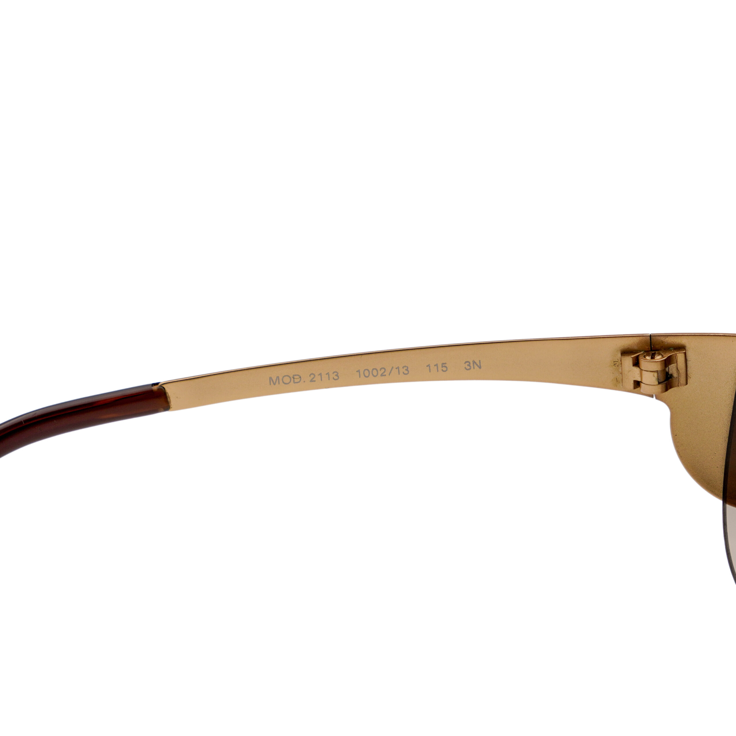 Vintage Versace MOD 2113 Medusa Gold Mask Shield Sunglasses — photo 7