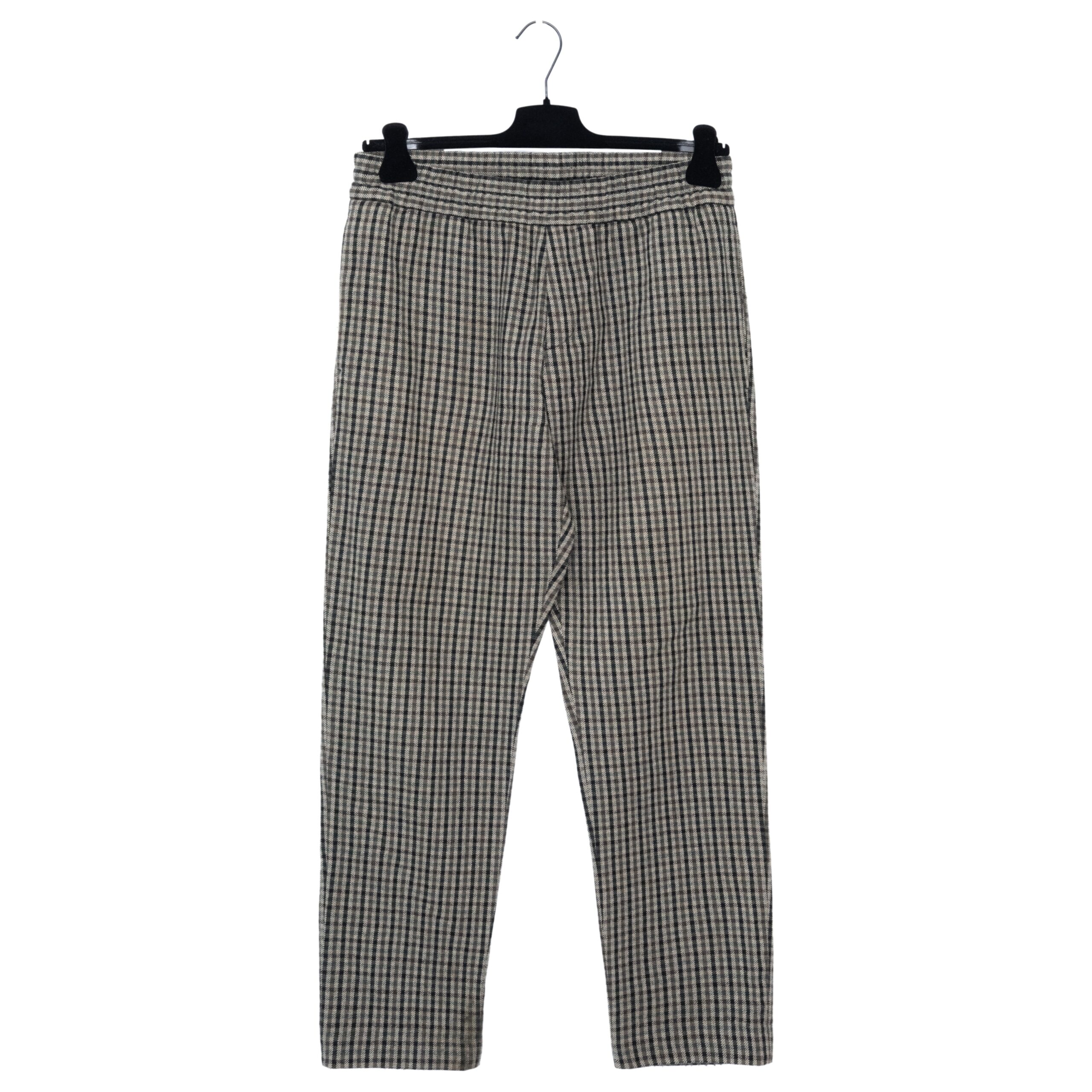 Acne Studios Knit Check Wool Brown Grey Trousers Pants