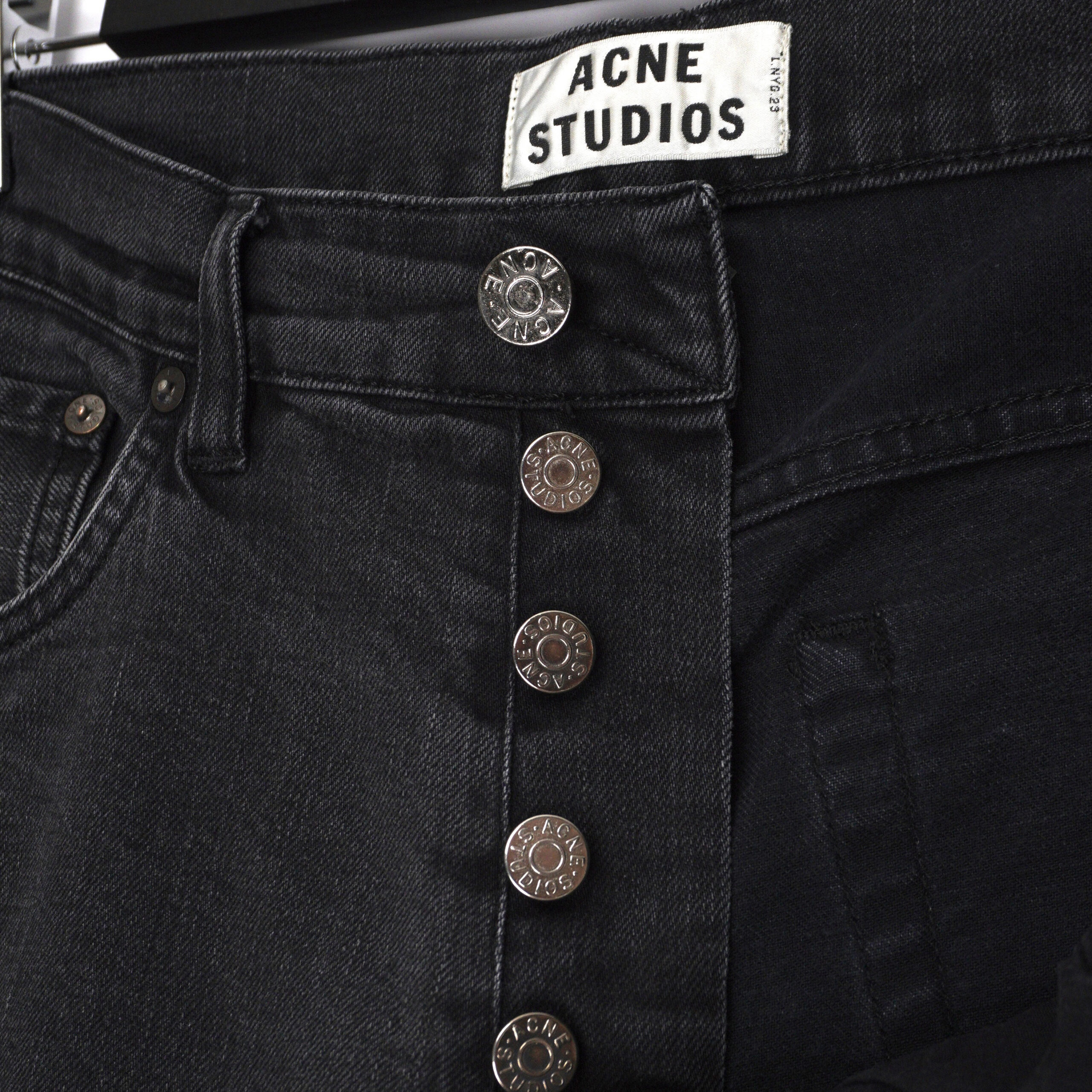 Acne Studios Roc Cash Black Denim Pant Jeans — photo 5