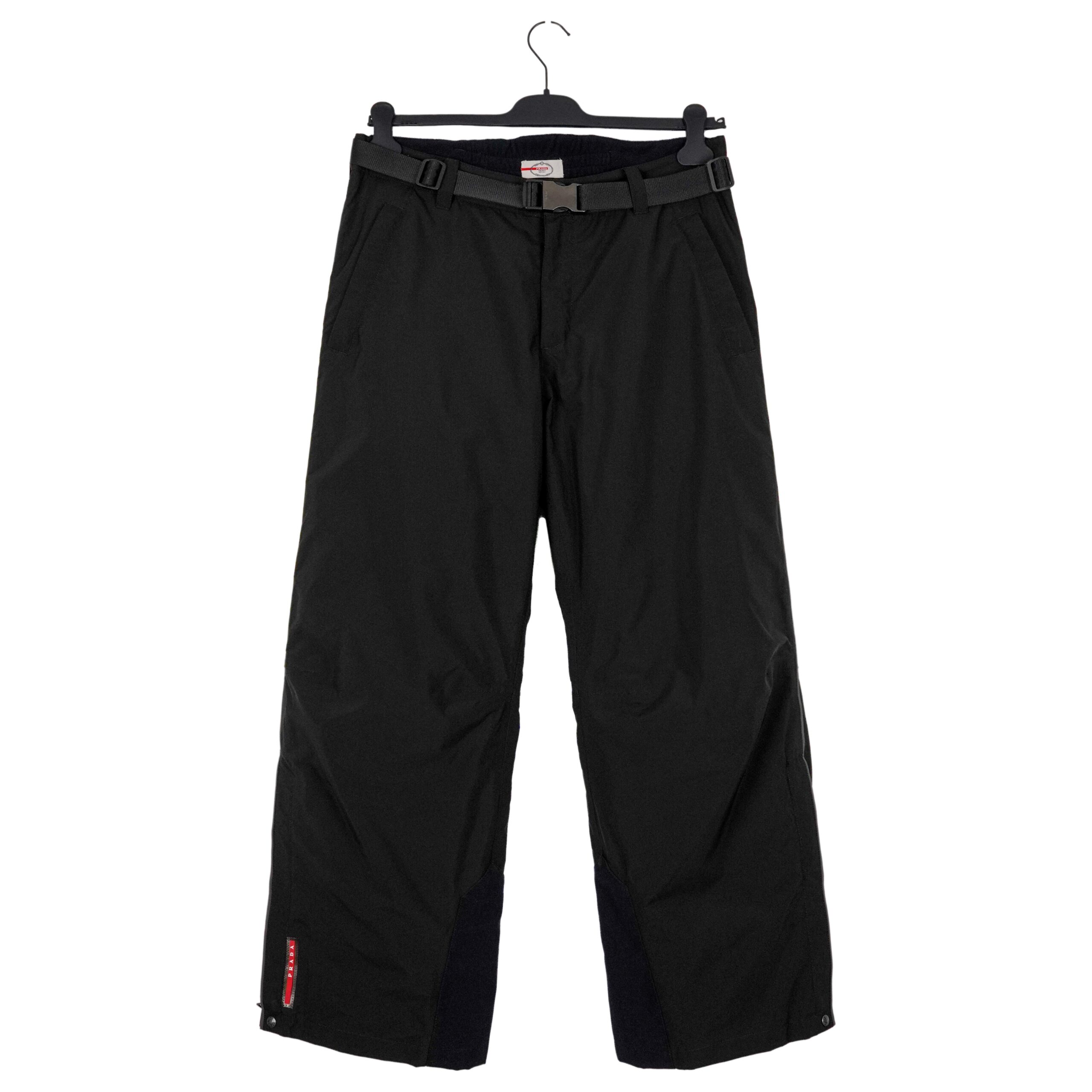 Prada AW12 Linea Rossa Logo Nylon Tech Ski Trousers Pants
