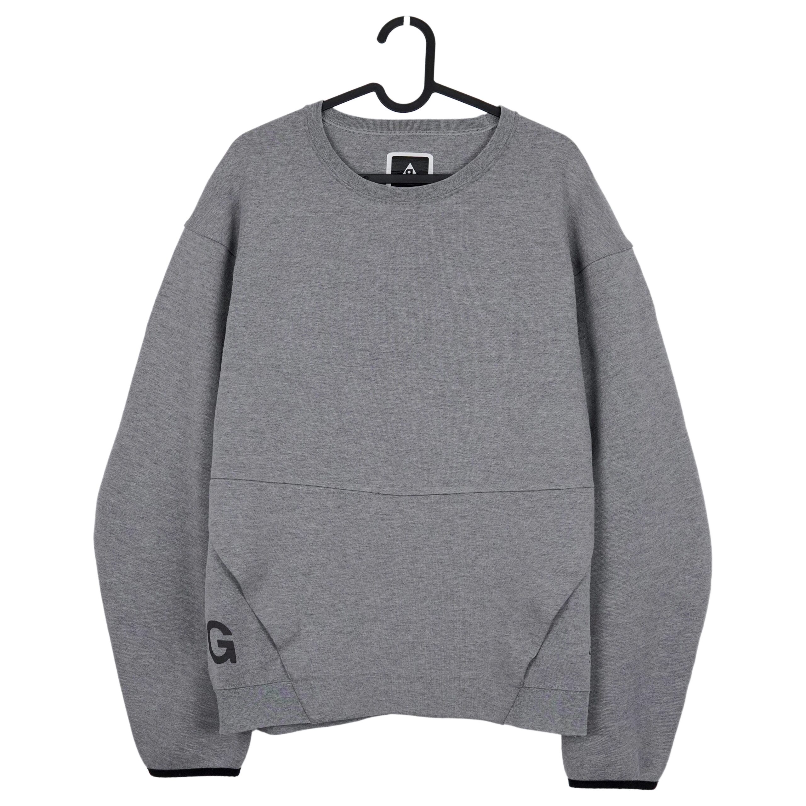 Nike ACG Lab SS18 Errolson Hugh Swoosh Gray Crew Sweatshirt