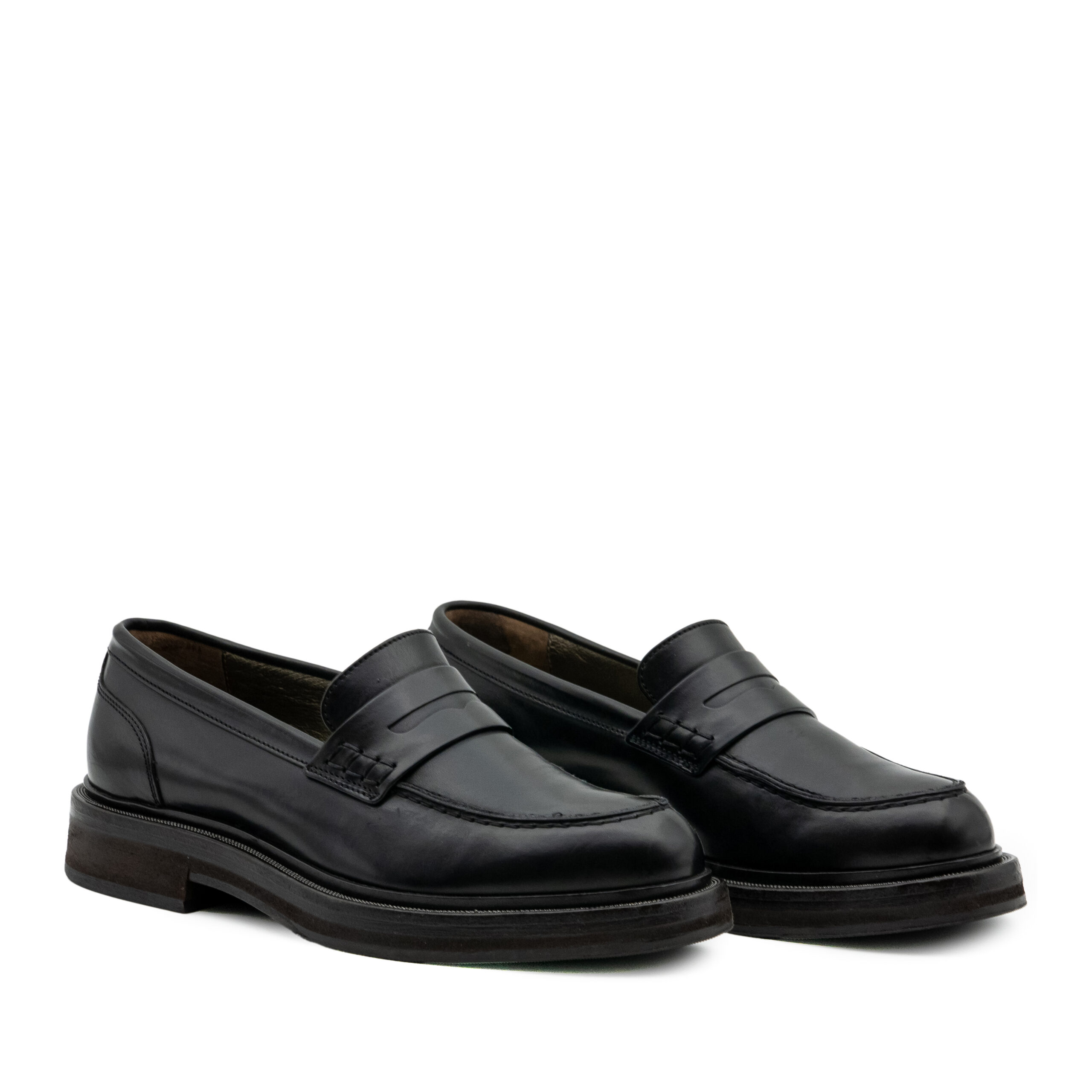 Brunello Cucinelli Molini Black Women’s Penny Loafers Shoes