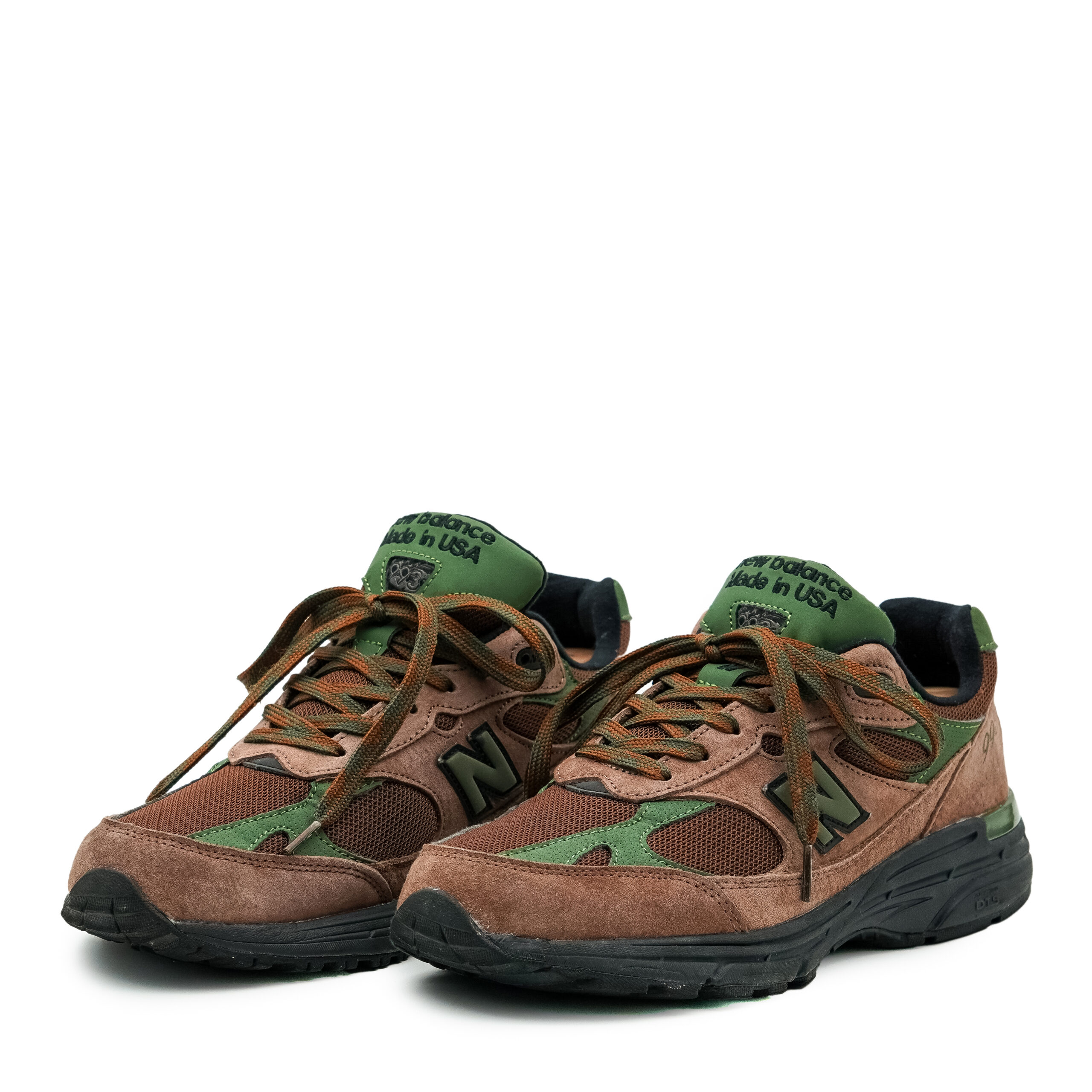 New Balance USA 993 Aime Leon Dore Brown Leather Sneakers
