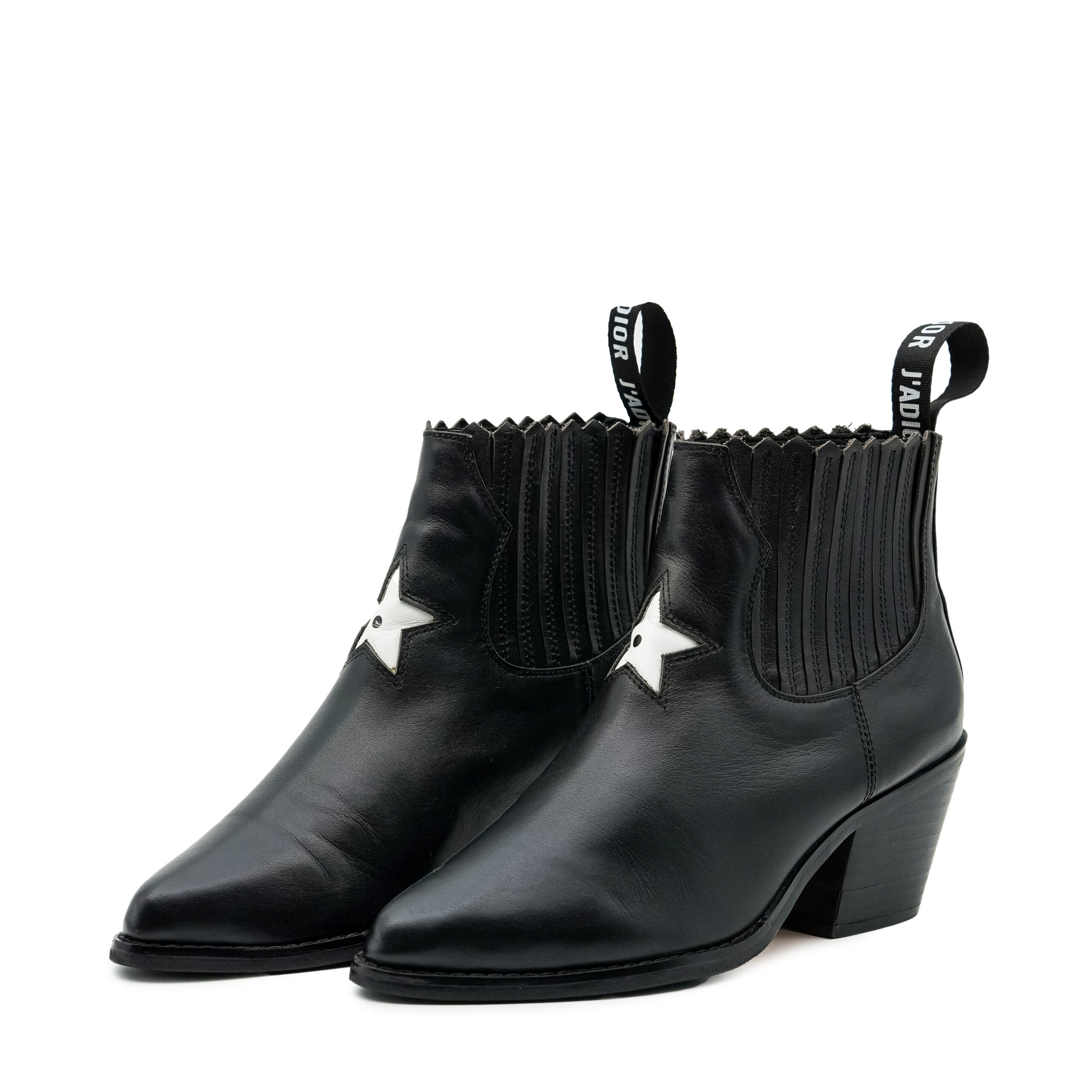 Christian Dior J’adior LA Star Cowboy Western Leather Boots