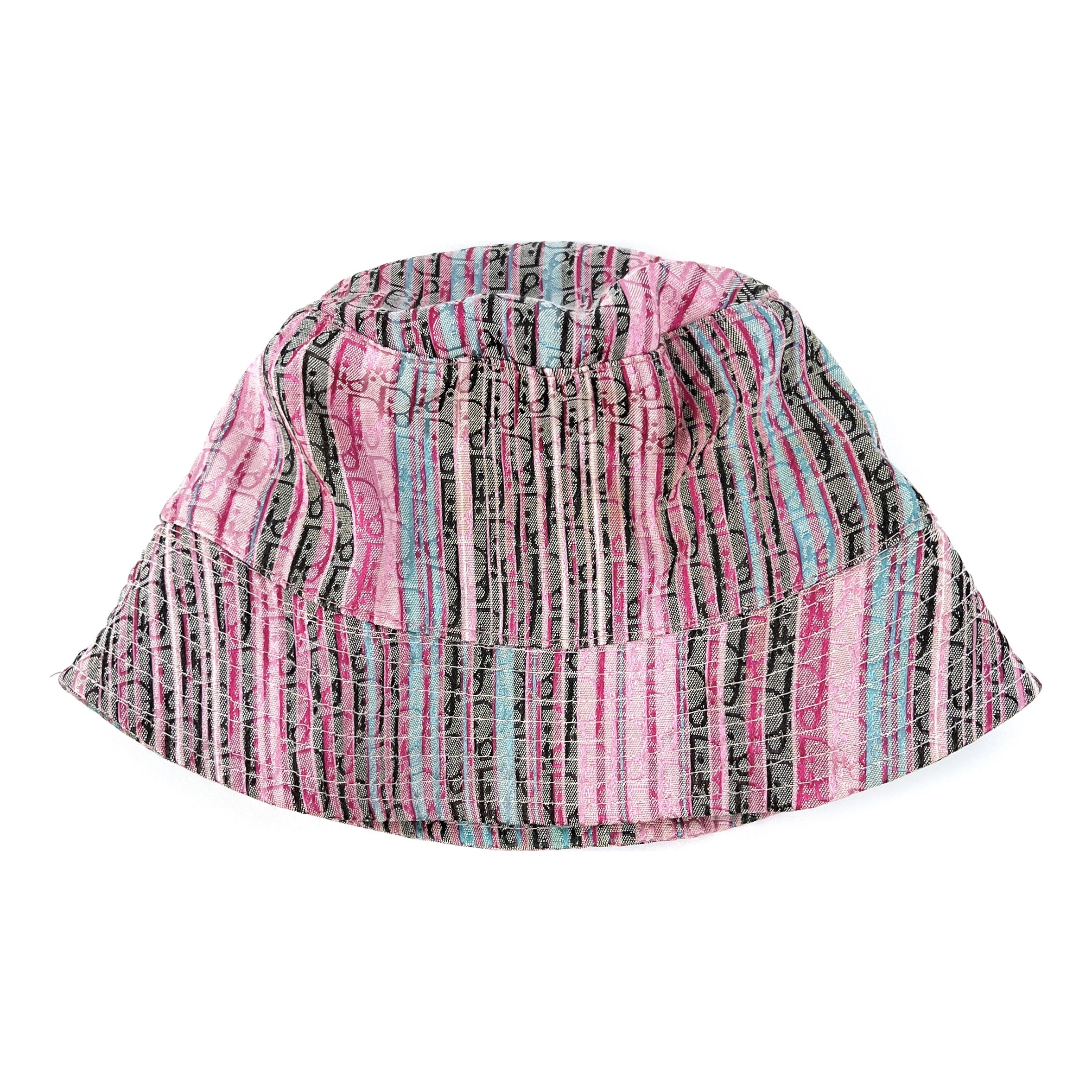 Christian Dior Paris Vintage Monogram Multicolor Bucket Hat