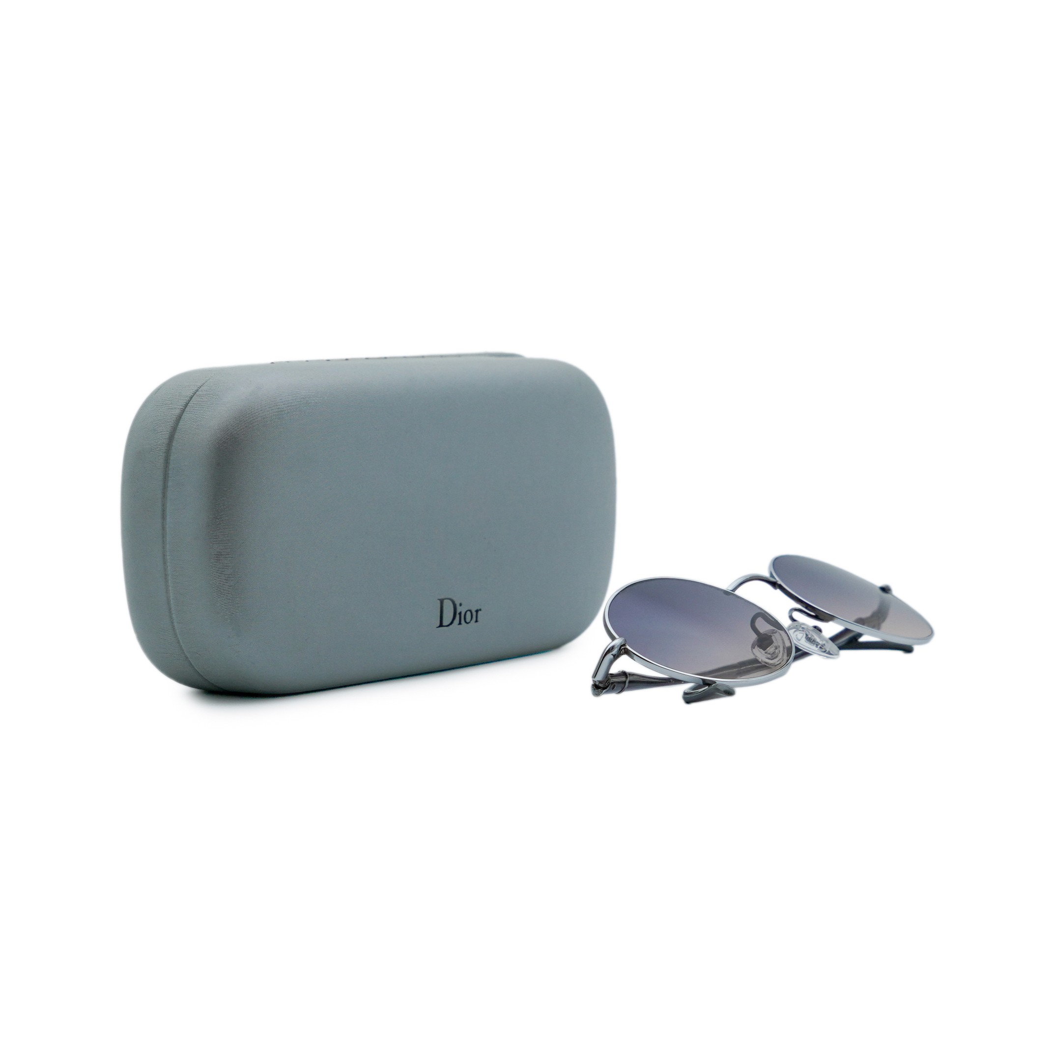 Vintage Dior 2035/N Silver Oval Gradient CD Logo Sunglasses — photo 9