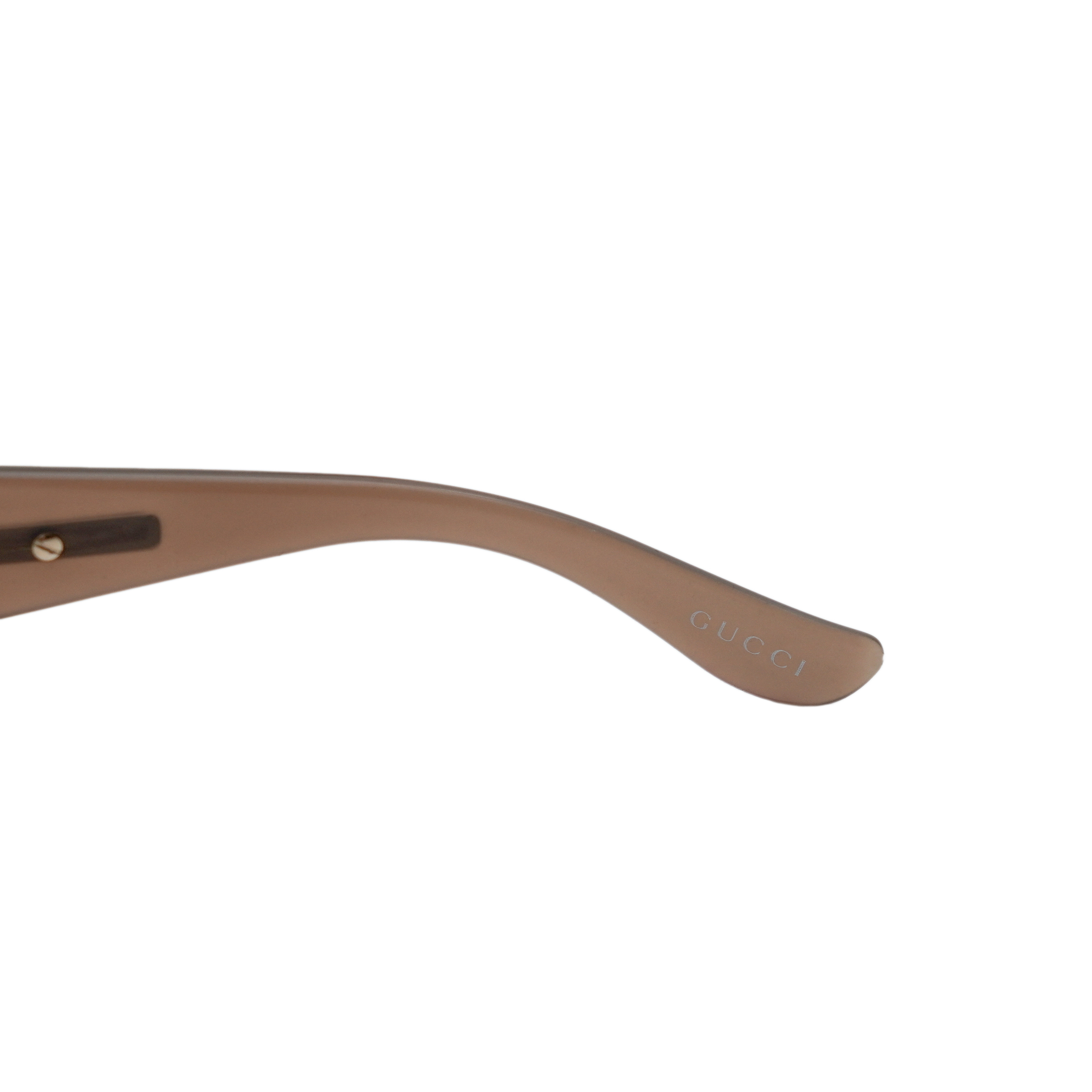 Vintage Gucci GG 2797 Brown Shield Mask Logo Sunglasses — photo 7