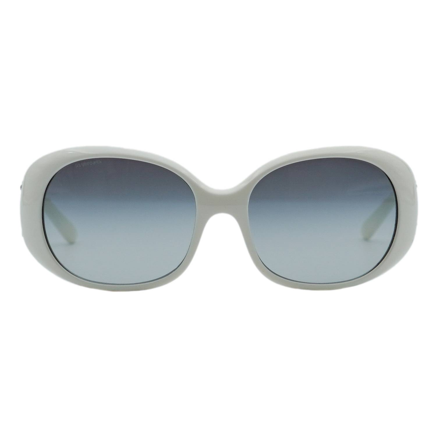 Prada Milano SPR 27L White Oval Triangle Logo Sunglasses — photo 2
