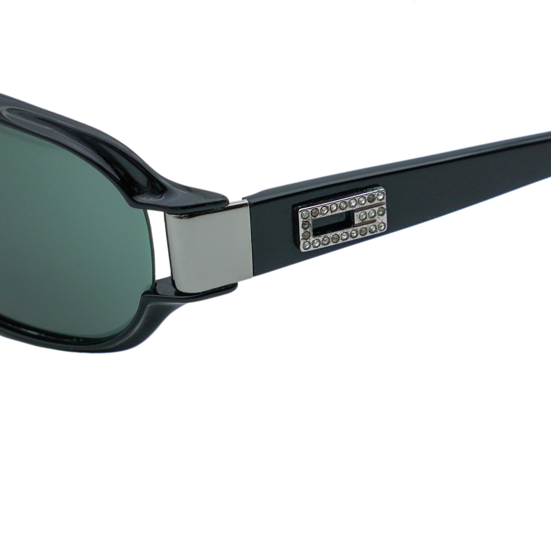 Vintage Gucci GG 2546/Strass Black Rectangular Sunglasses — photo 4