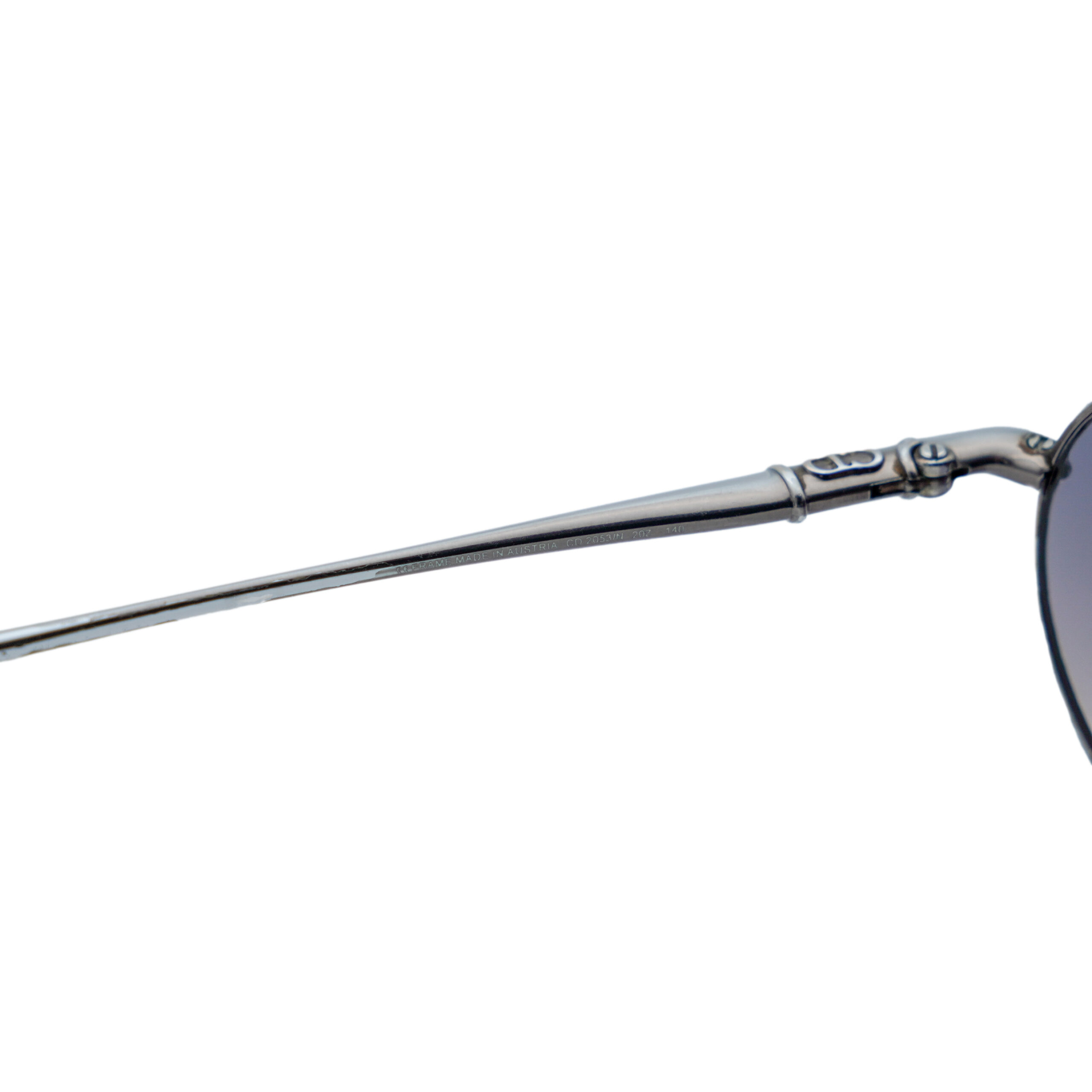 Vintage Dior 2035/N Silver Oval Gradient CD Logo Sunglasses — photo 7