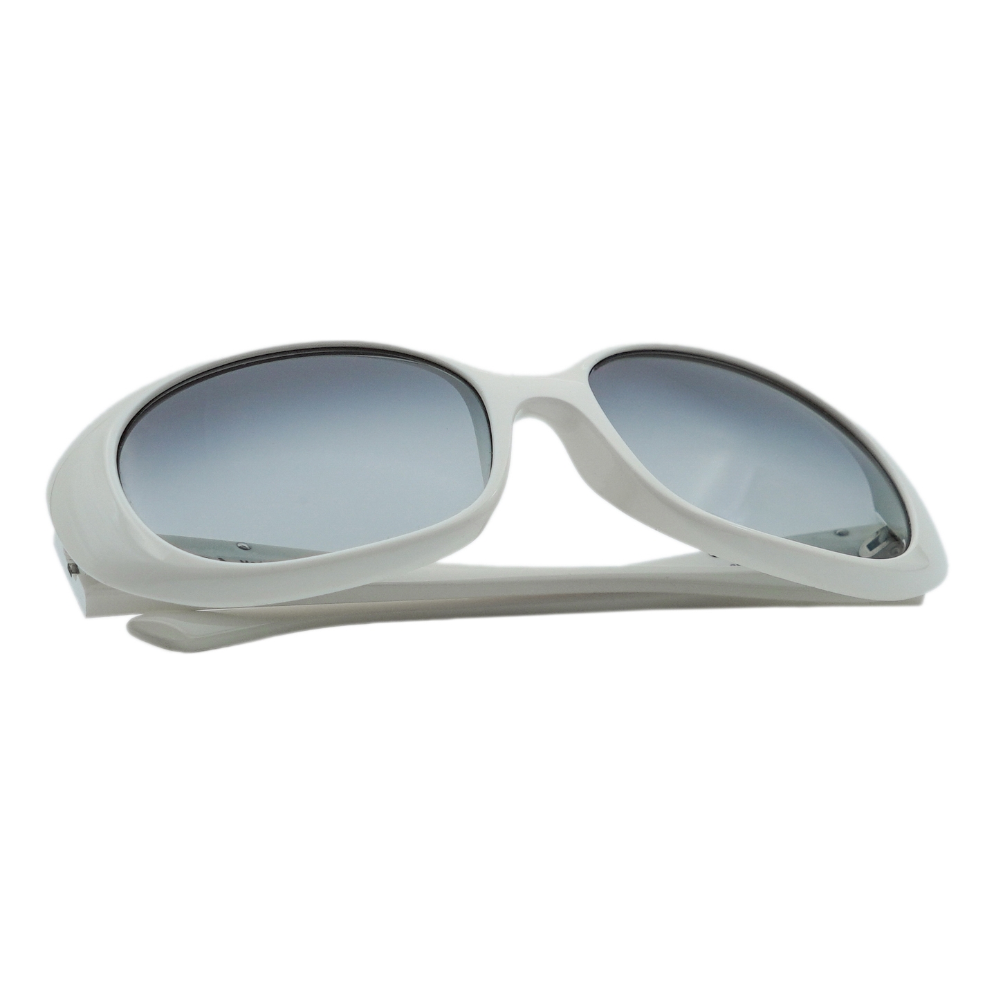 Prada Milano SPR 27L White Oval Triangle Logo Sunglasses — photo 9