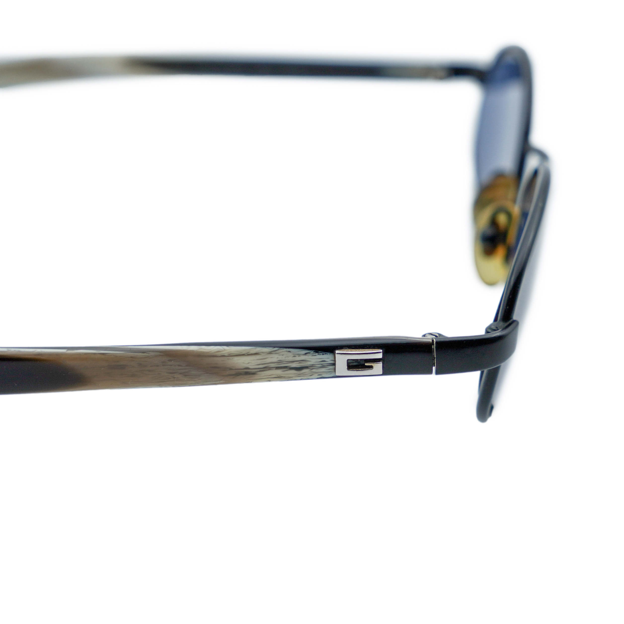 Vintage Gucci Old GG 1614 Marble Silver Logo Sunglasses — photo 5