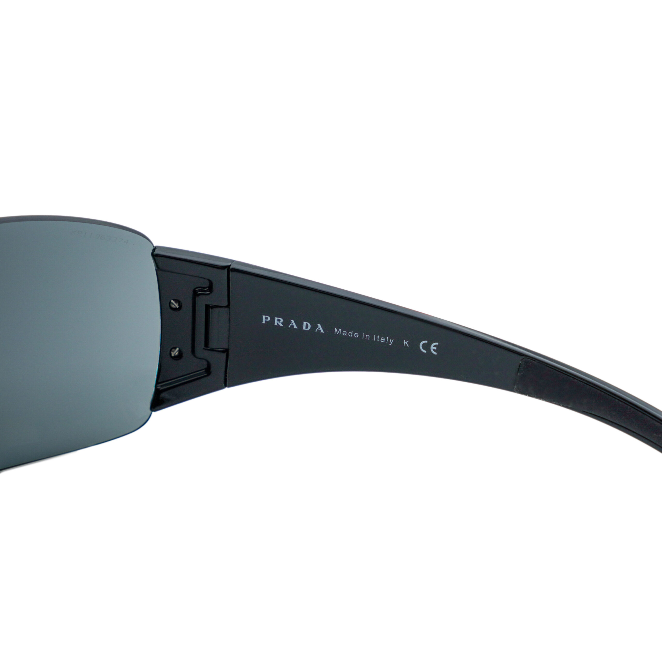 Prada Linea Rossa SPS 02L Black Shield Mask Logo Sunglasses — photo 6