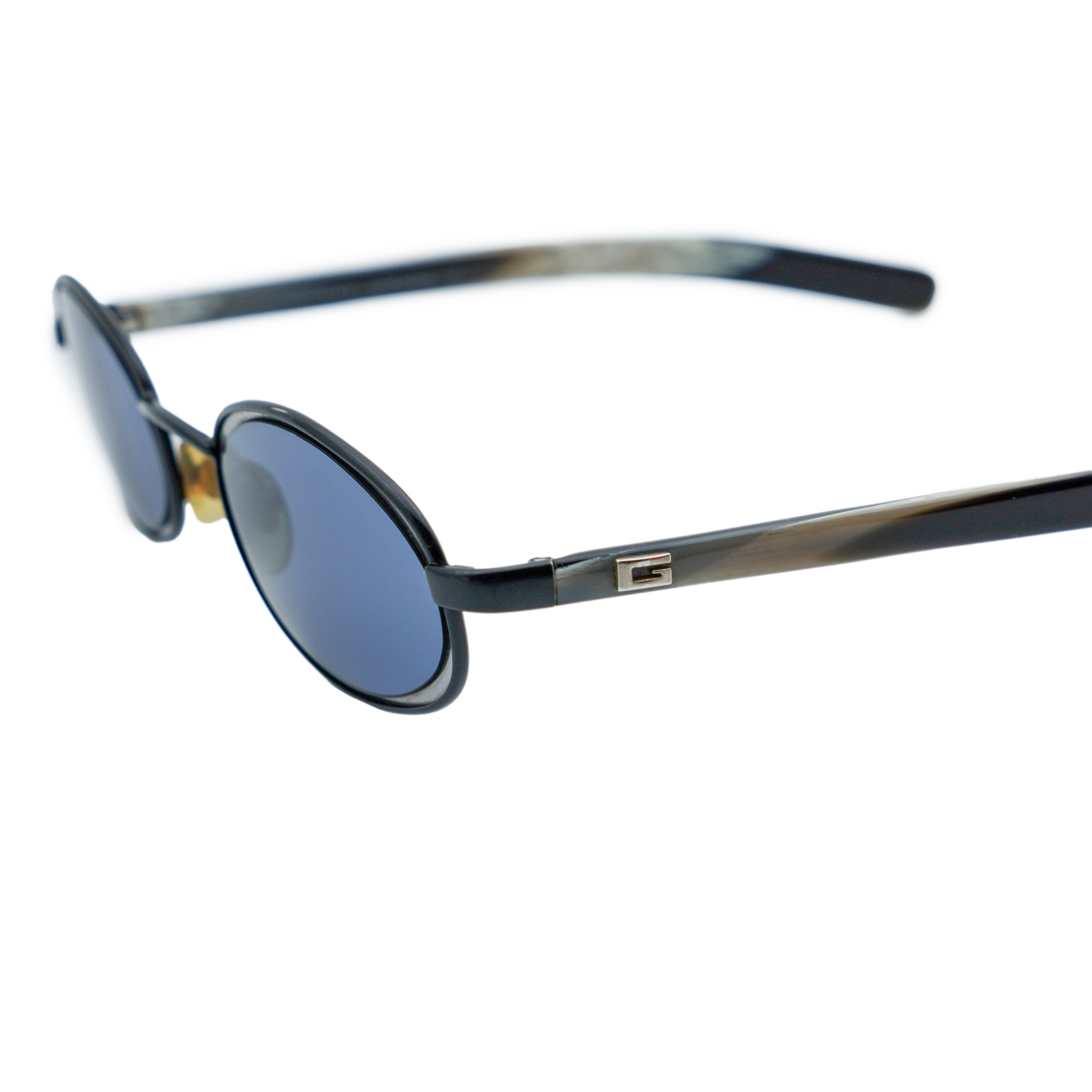Vintage Gucci Old GG 1614 Marble Silver Logo Sunglasses — photo 4