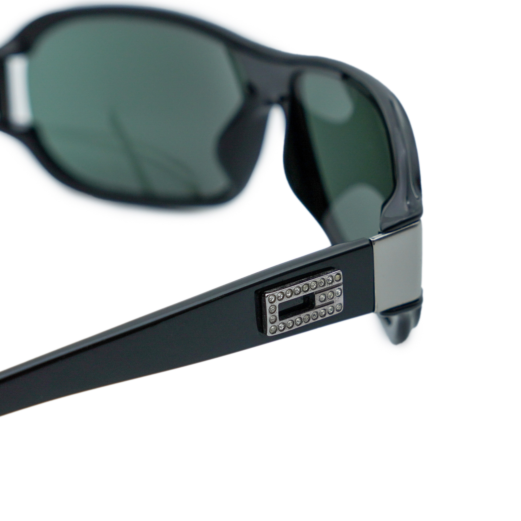 Vintage Gucci GG 2546/Strass Black Rectangular Sunglasses — photo 5
