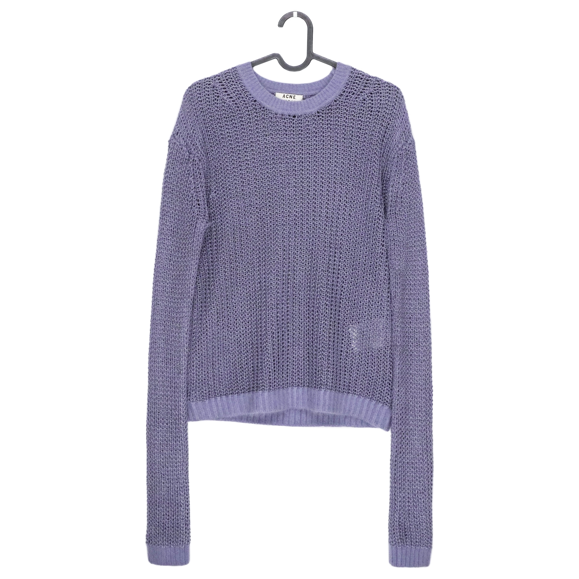 Acne Studios Ninon Linen Angora Women’s Open Knit Sweater