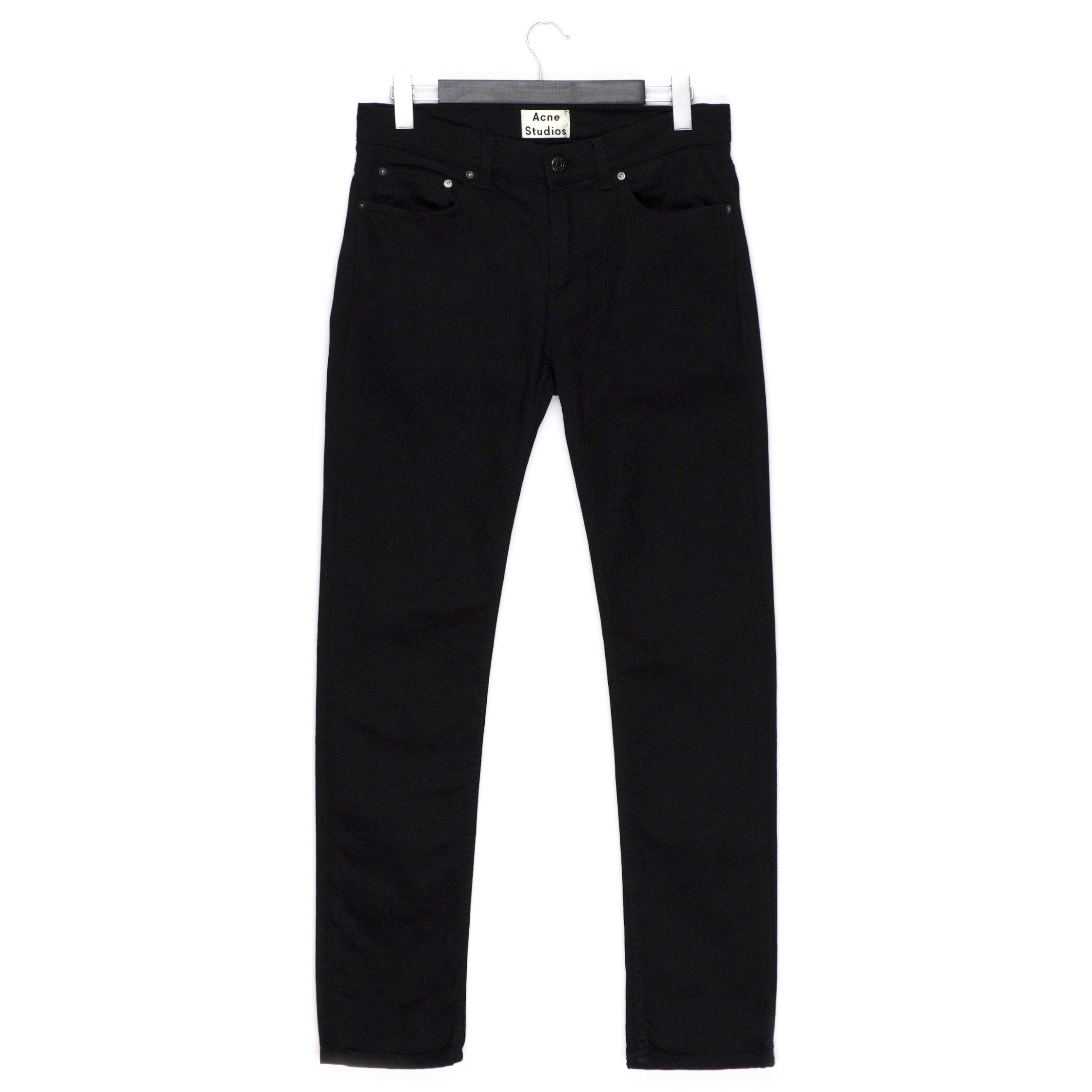 Acne Studios Ace Stay Cash Black Slim Fit Denim Pants Jeans
