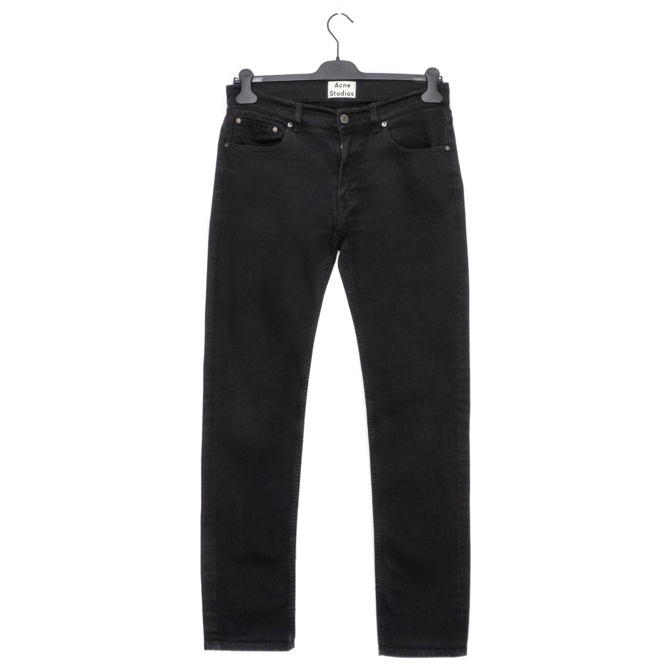 Acne Studios Ace Stay Cash Black Slim Fit Denim Pants Jeans