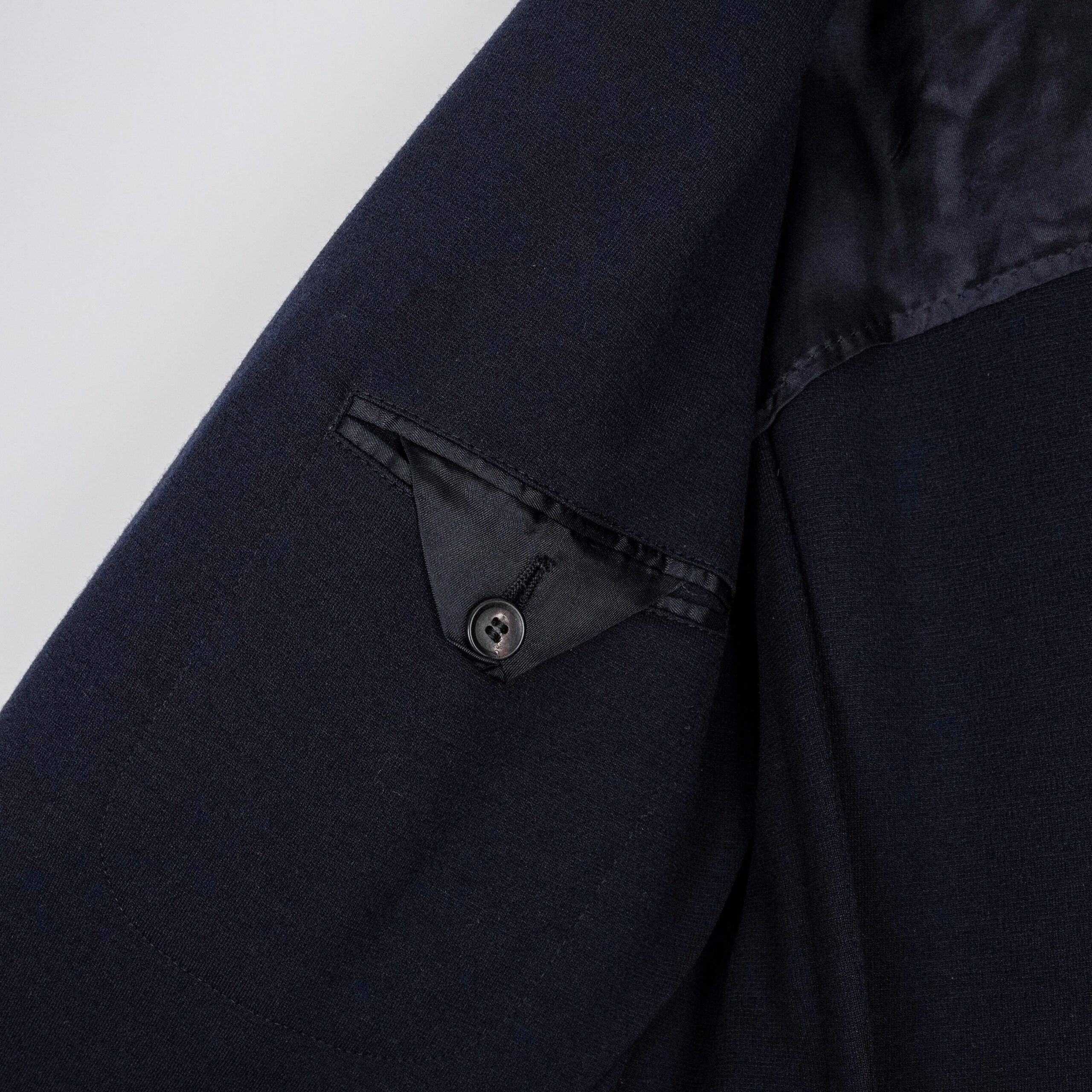 Vintage Prada Milano Dark Blue Wool Tailored Blazer Jacket — photo 5