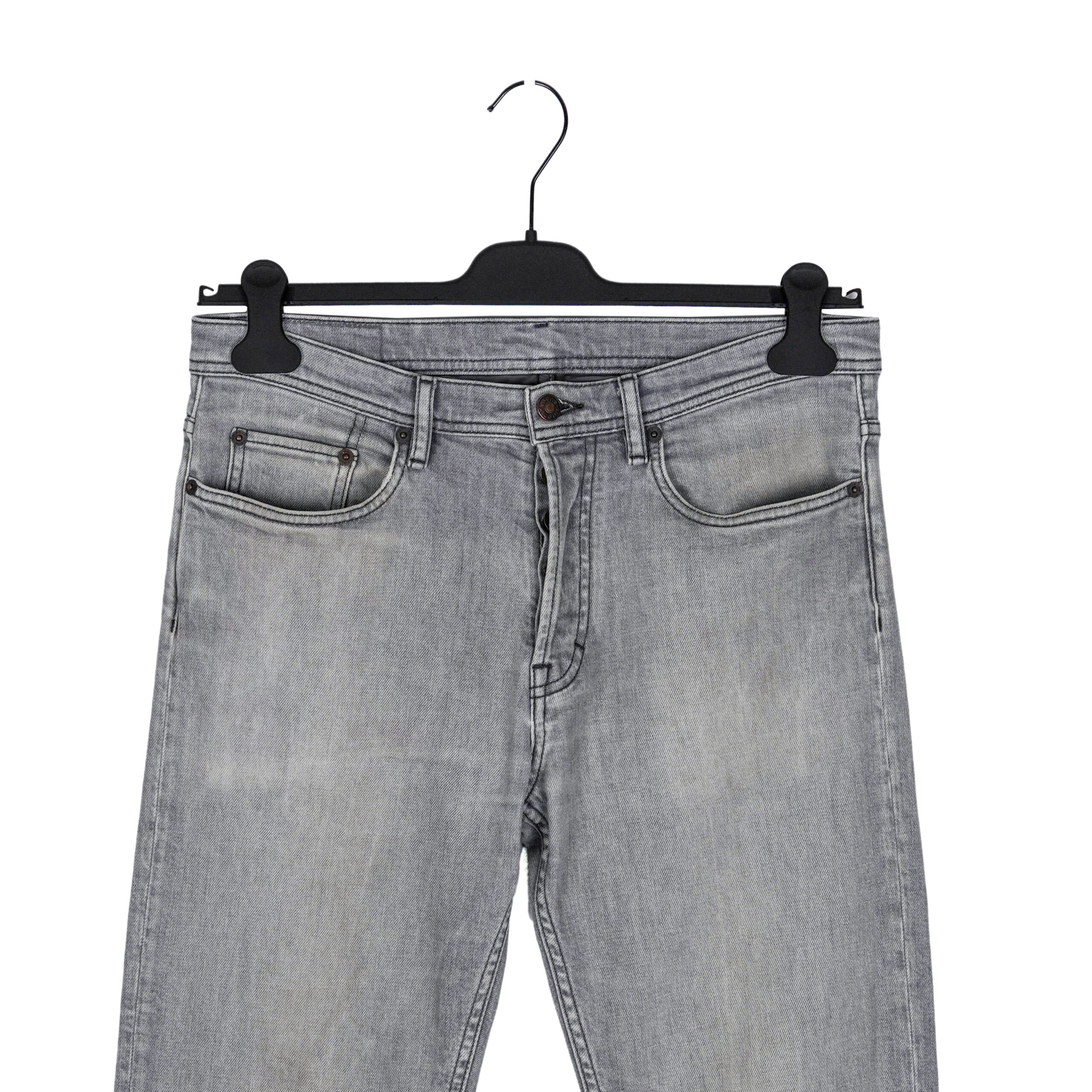 Acne Studios River Worn Gray Slim Fit Denim Pants Jeans — photo 2