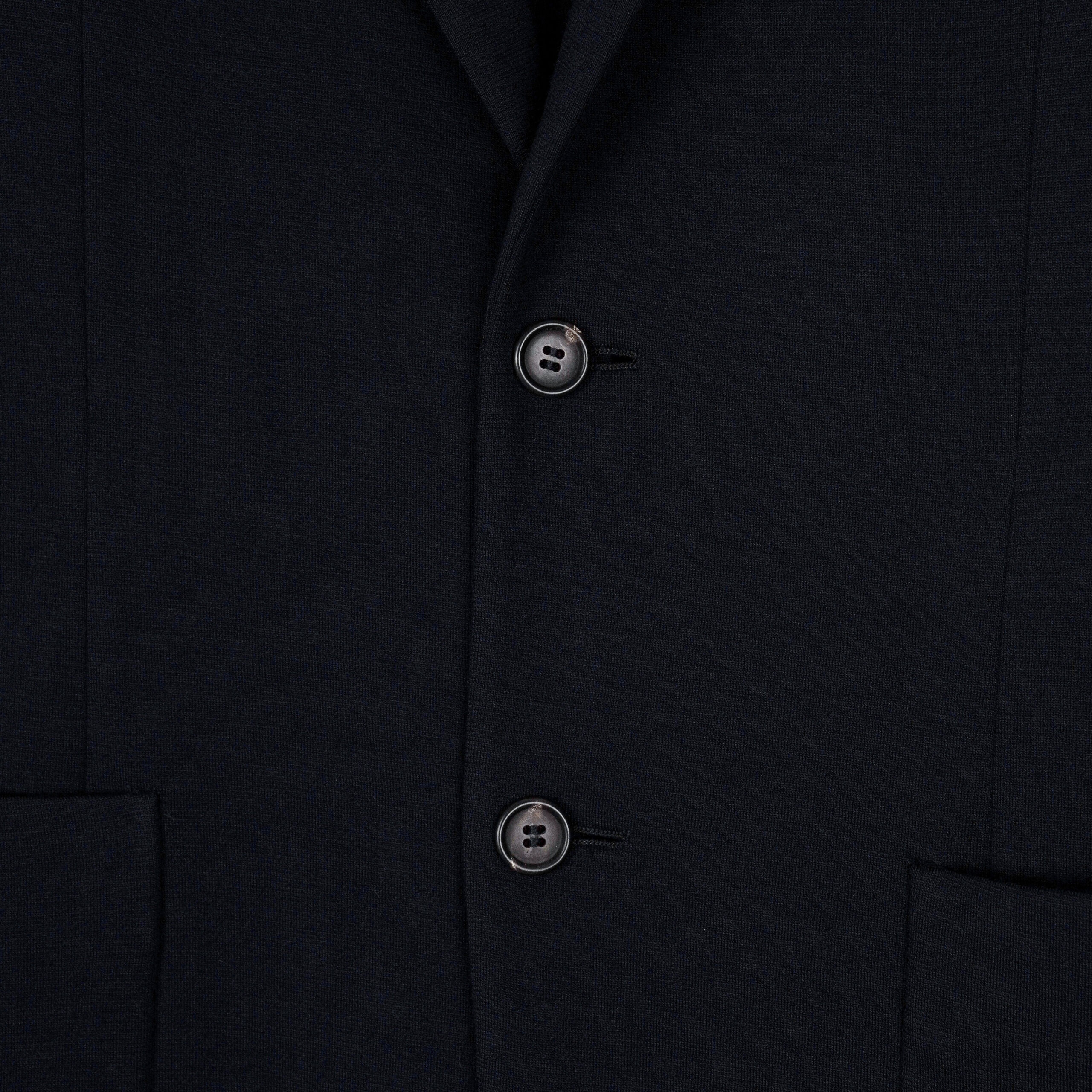 Vintage Prada Milano Dark Blue Wool Tailored Blazer Jacket — photo 6
