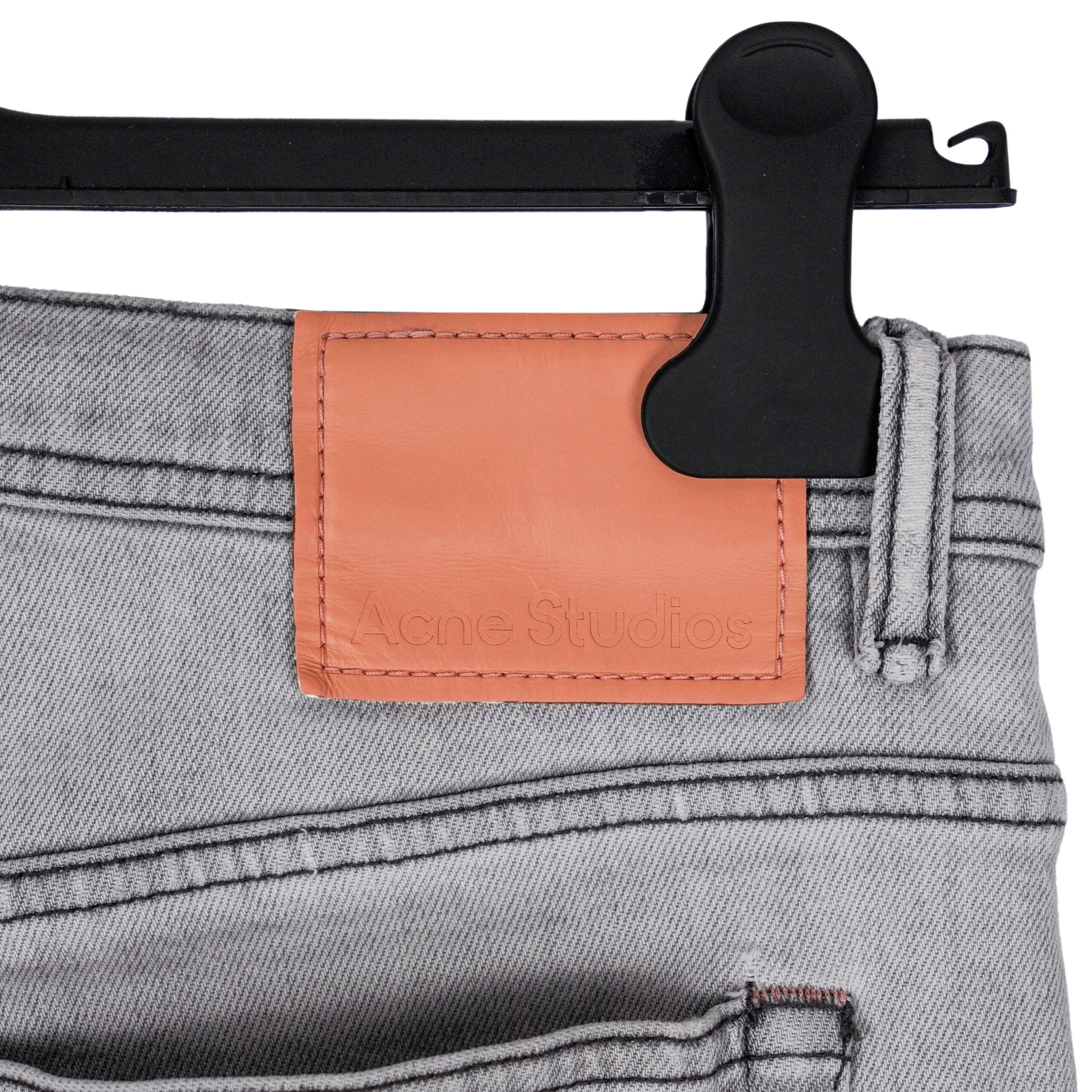 Acne Studios River Stone Gray Slim Fit Denim Pants Jeans — photo 8