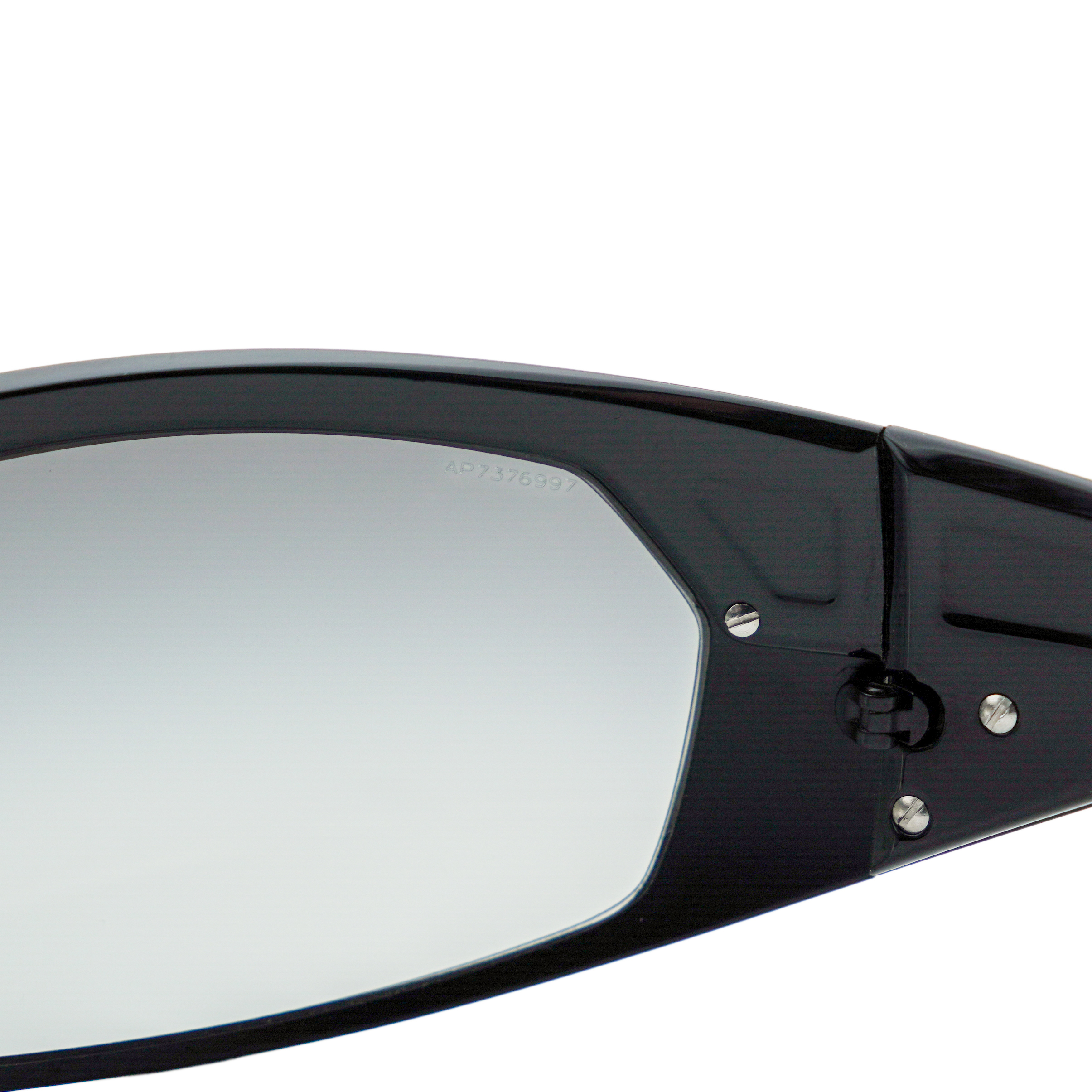 Prada SPR 62I Black Shield Gradient Logo Y2K Sunglasses — photo 6