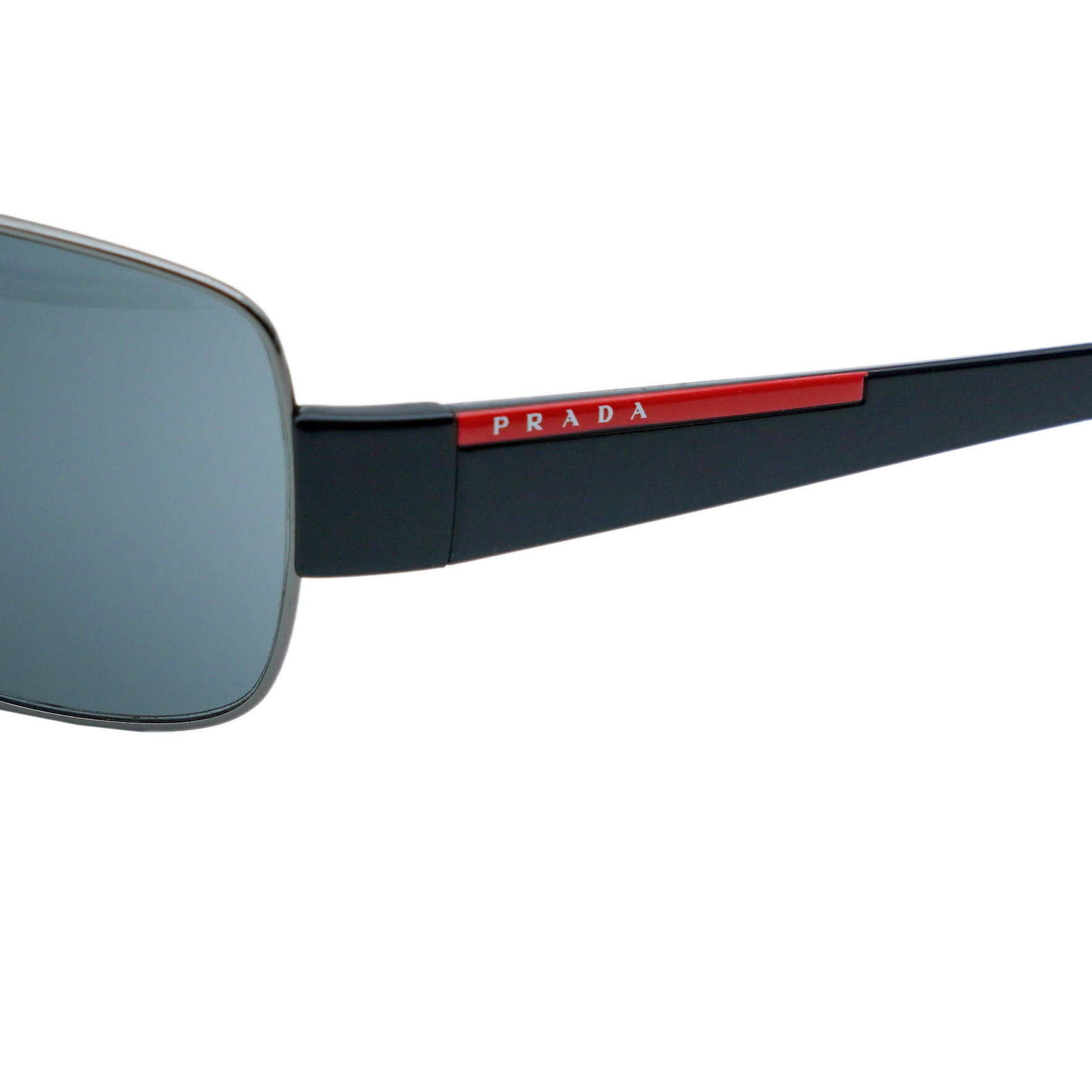 Prada Linea Rossa SPS 57G Black Shield Sport Logo Sunglasses — photo 4