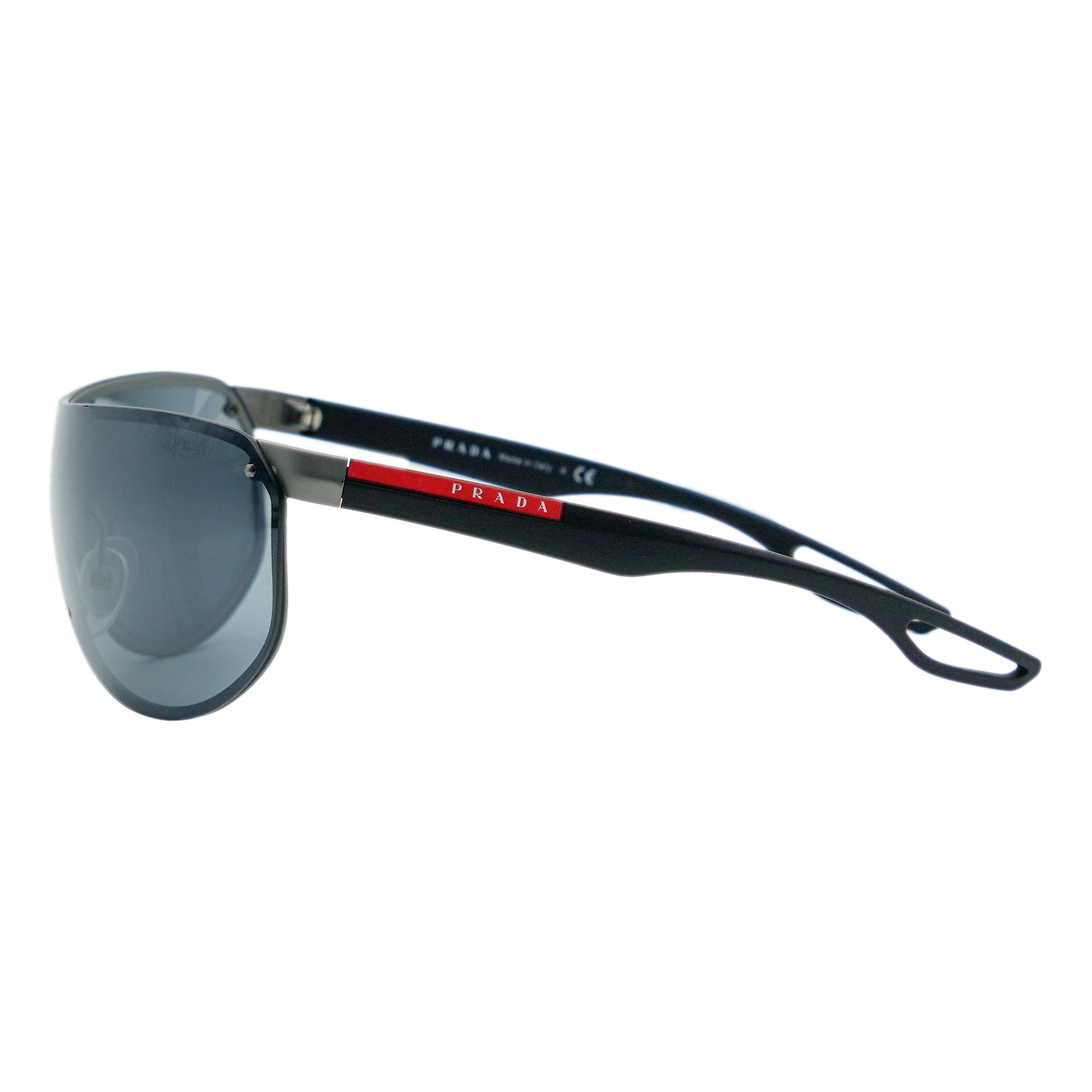 Prada Linea Rossa SPS 61U Black Shield Sport Sunglasses — photo 3