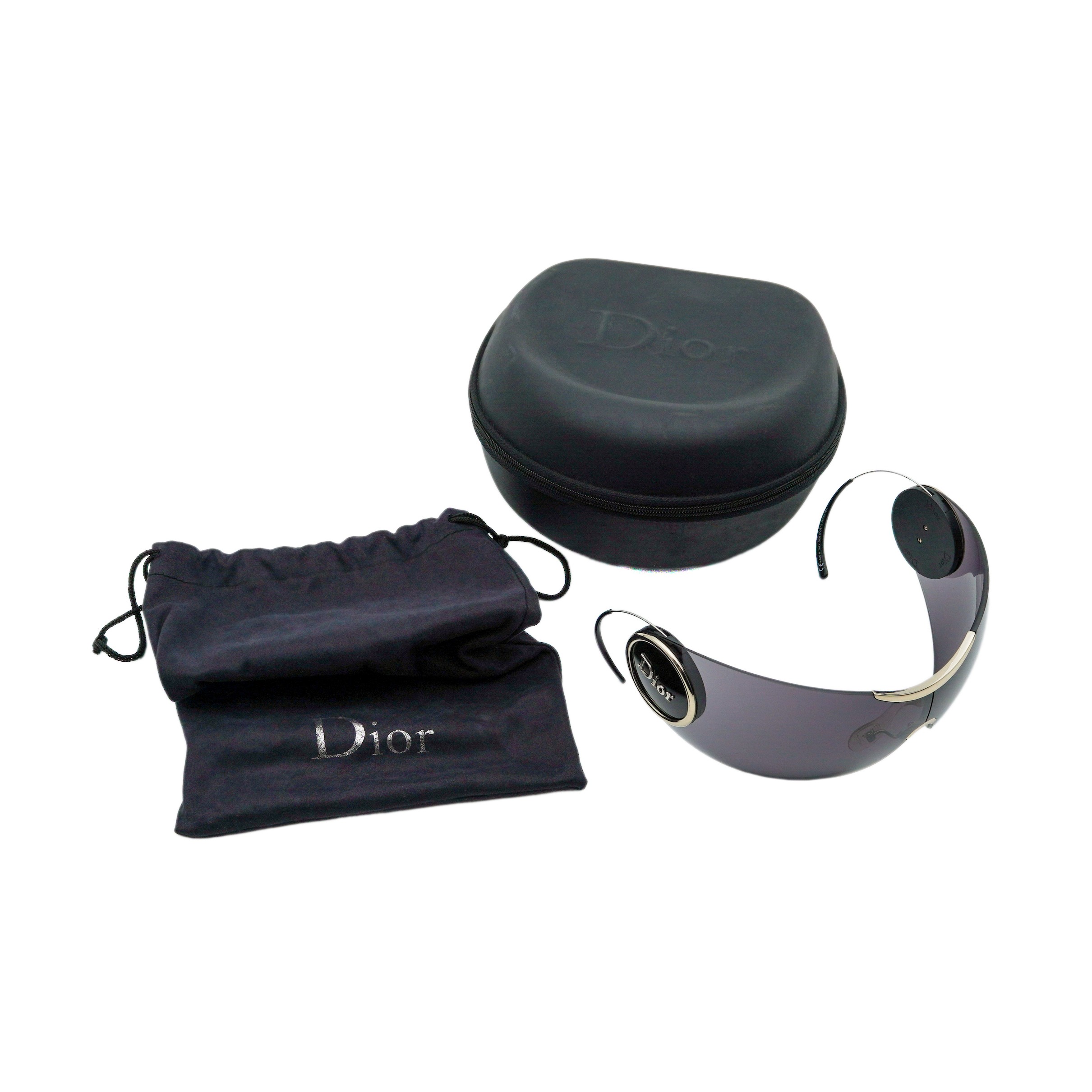 Vintage Dior Sport 2 Galliano Era Shield Mask Sunglasses — photo 9