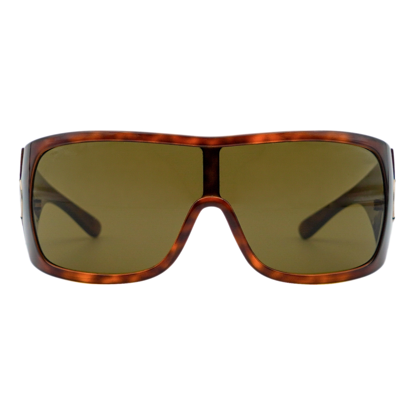Prada SPR 04H Brown Tortoiseshell Shield Logo Sunglasses — photo 2