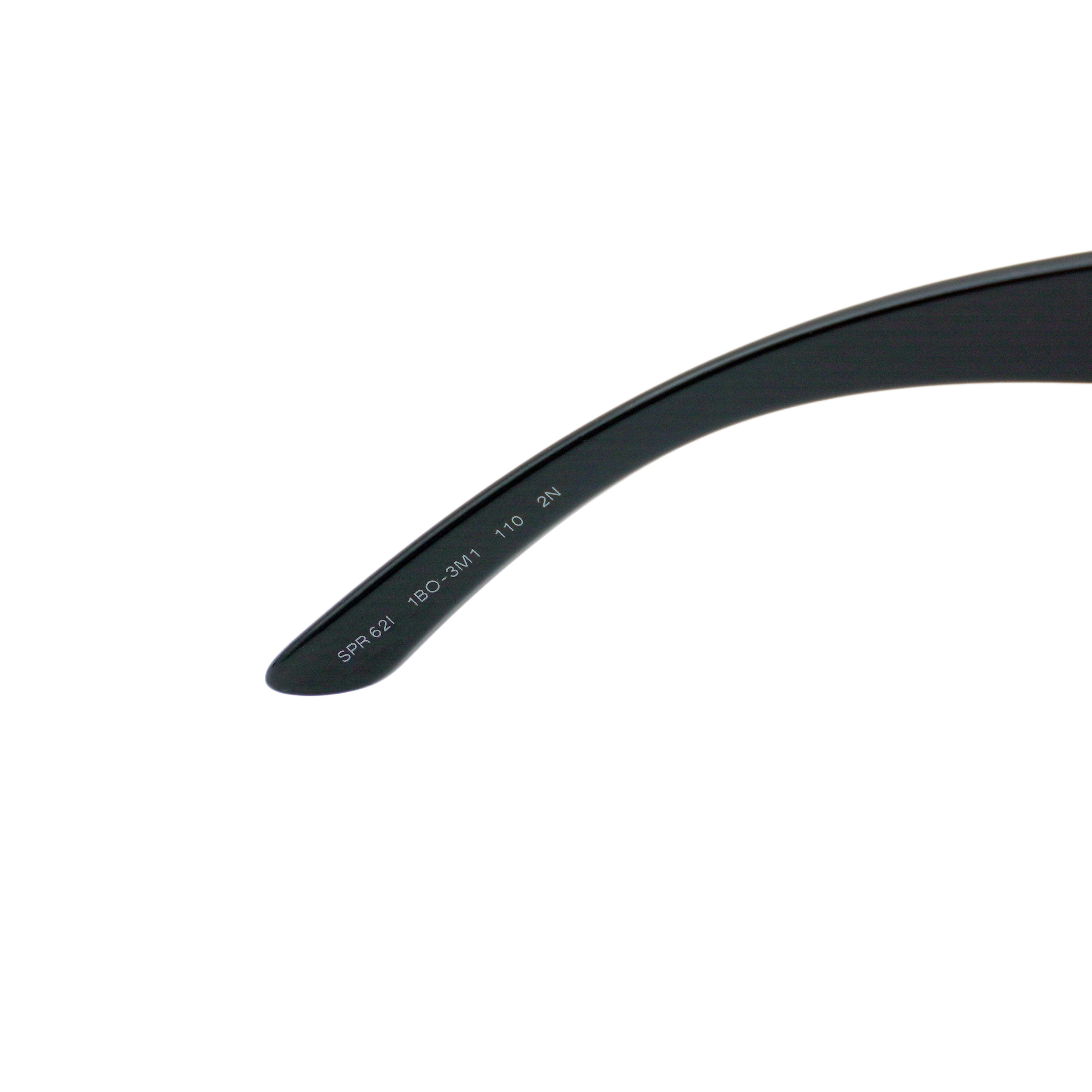 Prada SPR 62I Black Shield Gradient Logo Y2K Sunglasses — photo 8