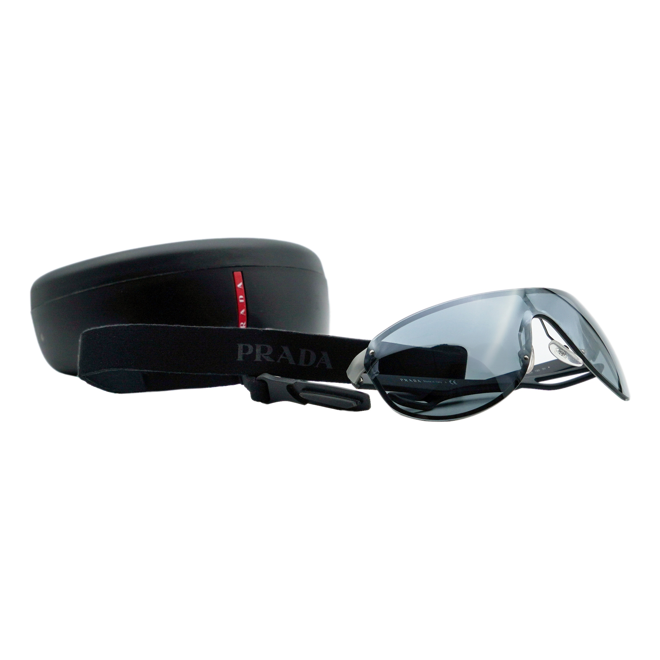 Prada Linea Rossa SPS 61U Black Shield Sport Sunglasses — photo 9
