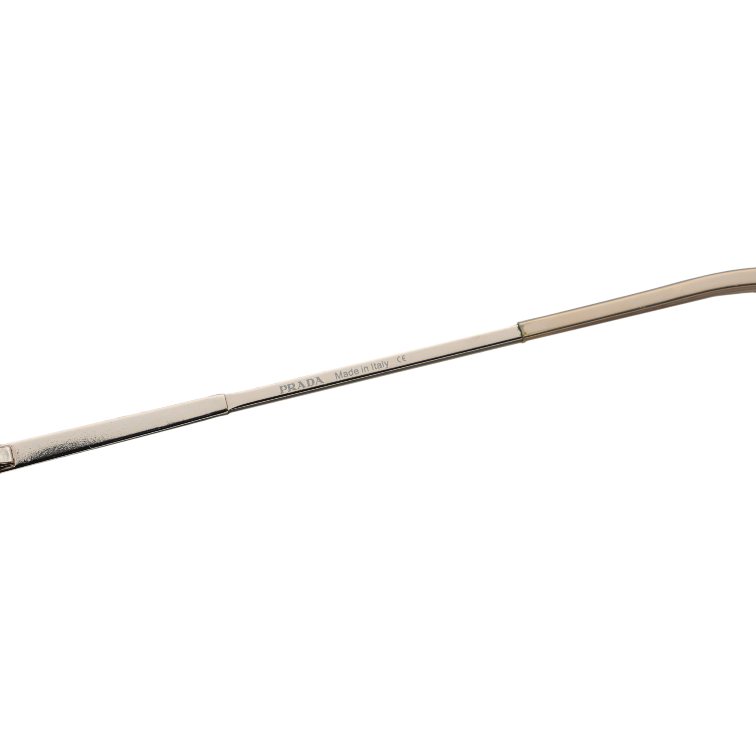 Prada SPR 53B Metal Gold Gradient Aviator Logo Sunglasses — photo 5