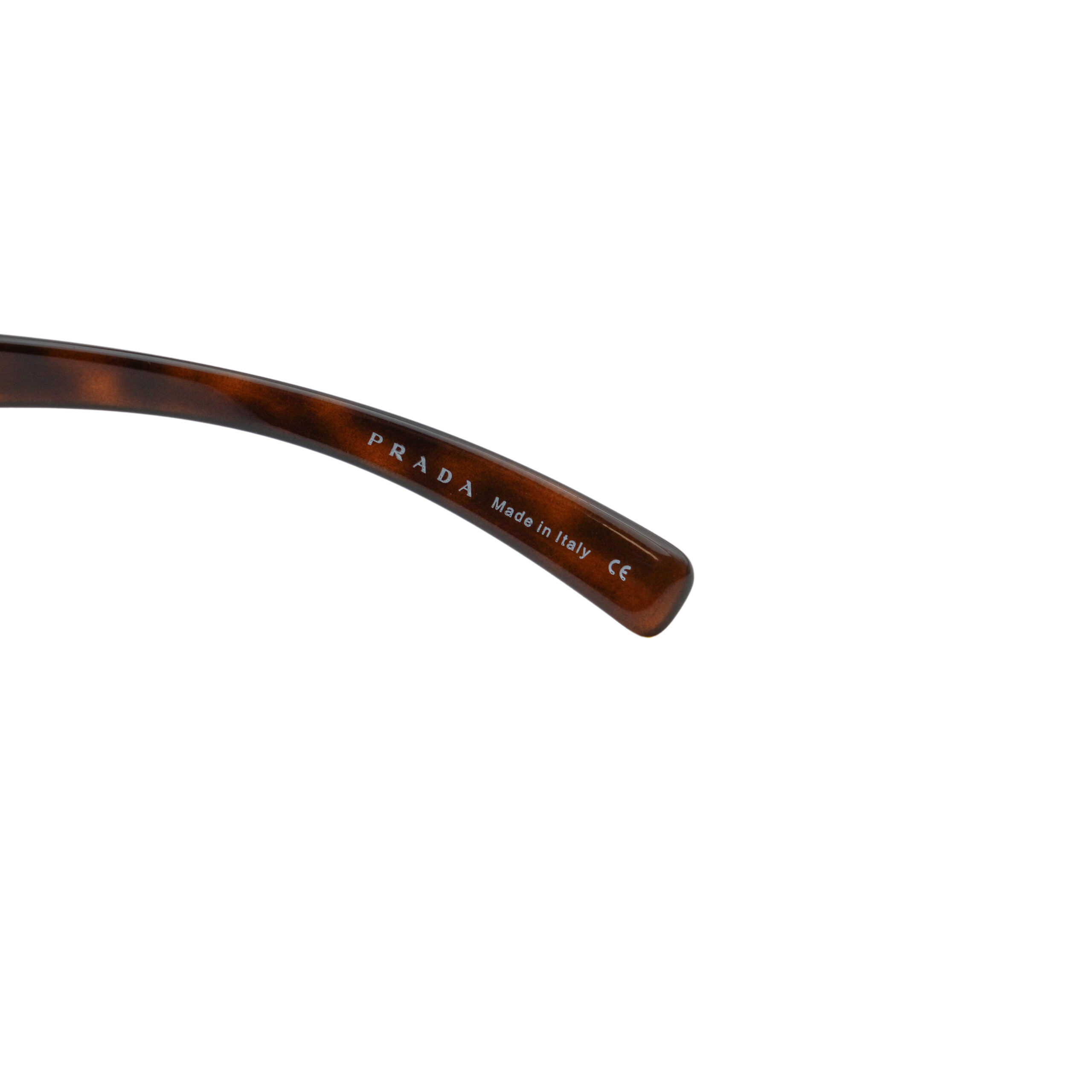 Vintage Prada SPR 10D Tortoiseshell Shield Logo Sunglasses — photo 6