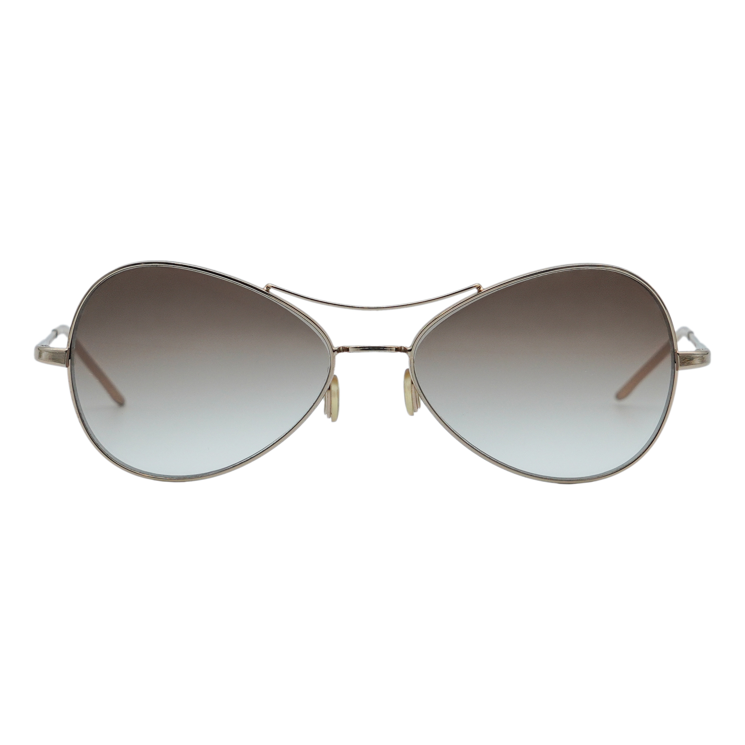 Prada SPR 53B Metal Gold Gradient Aviator Logo Sunglasses — photo 2
