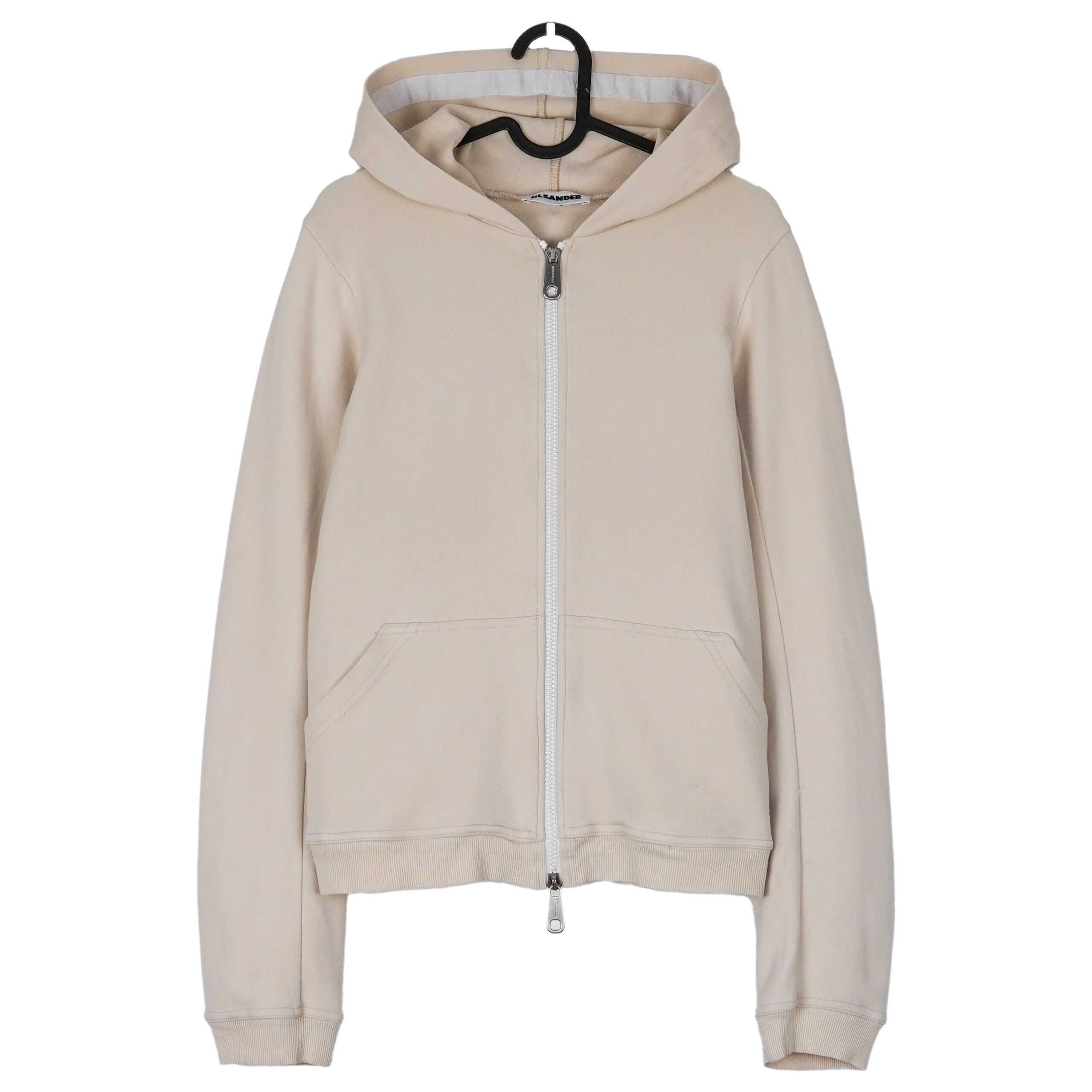 Jil Sander Raf Simon Era Zip Back Logo Hoodie Sweatshirt