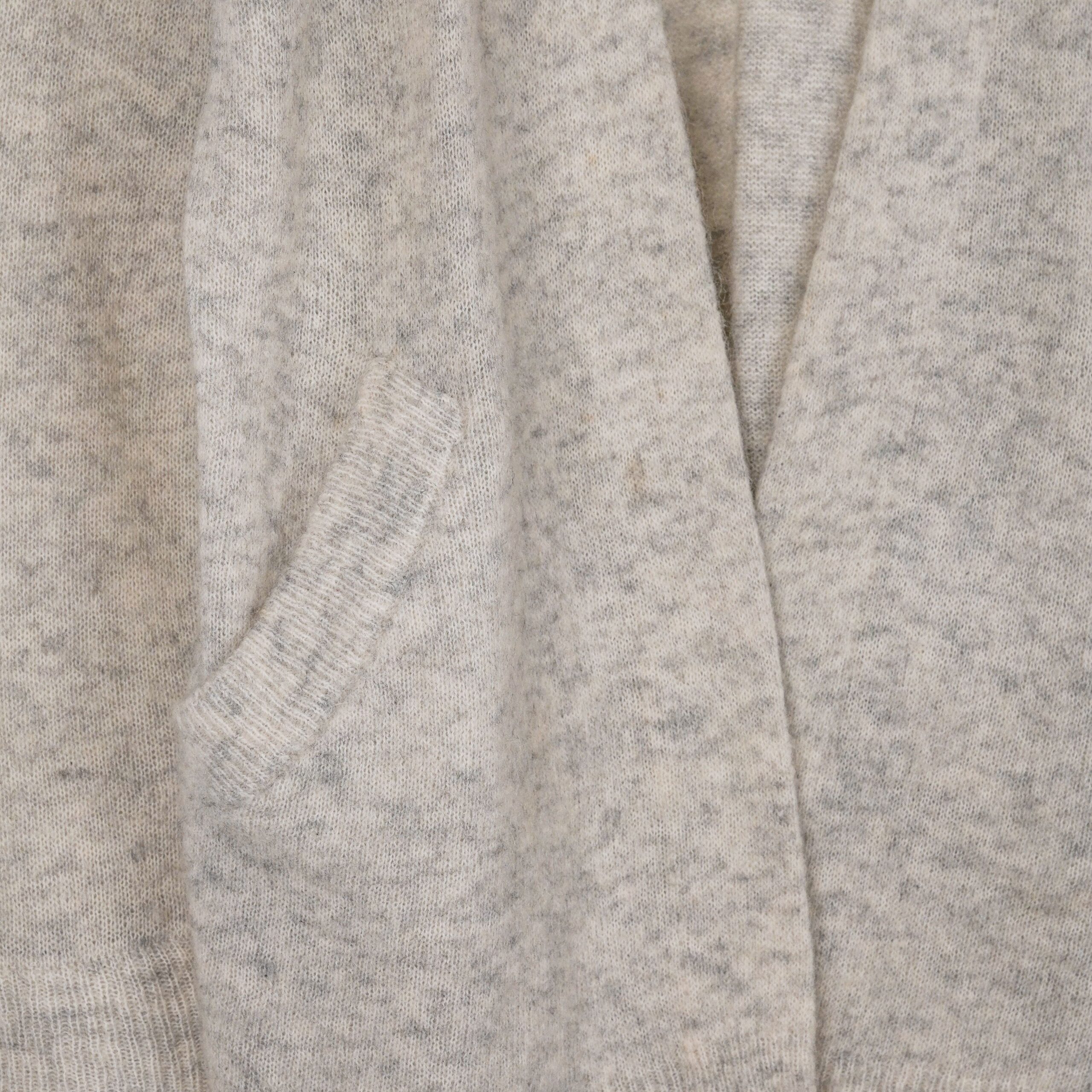 Acne Studios Raya Melange Gray Mohair Wool Cardigan Sweater — photo 5
