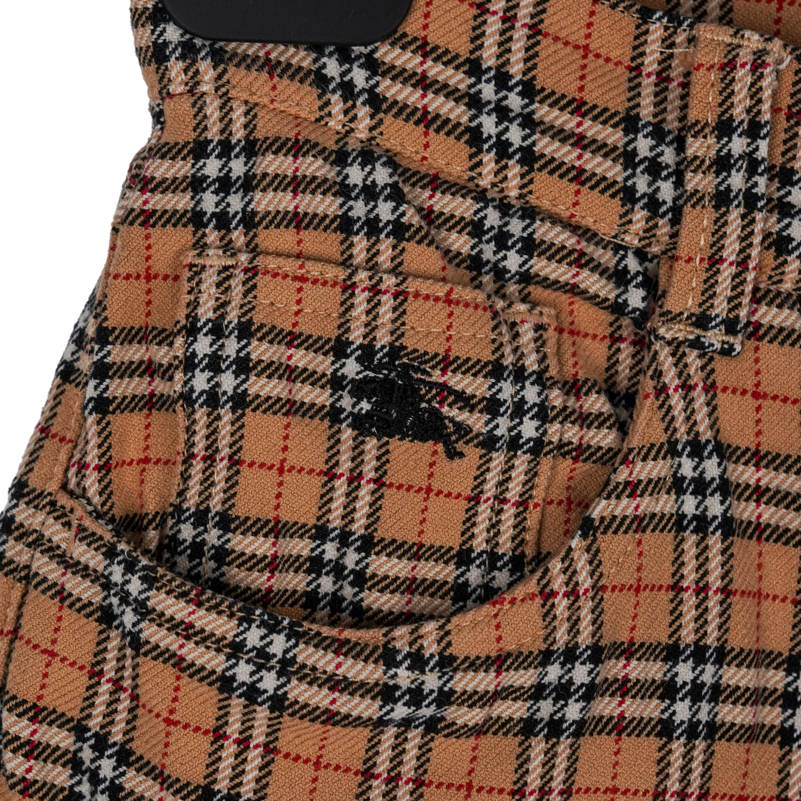 Burberry London Brown Nova Check Plaid Logo Trousers Pants — photo 6