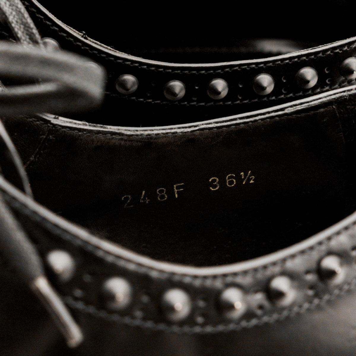 Iconic Prada Women's Studded Leather Brogue Dress Shoes — photo 7