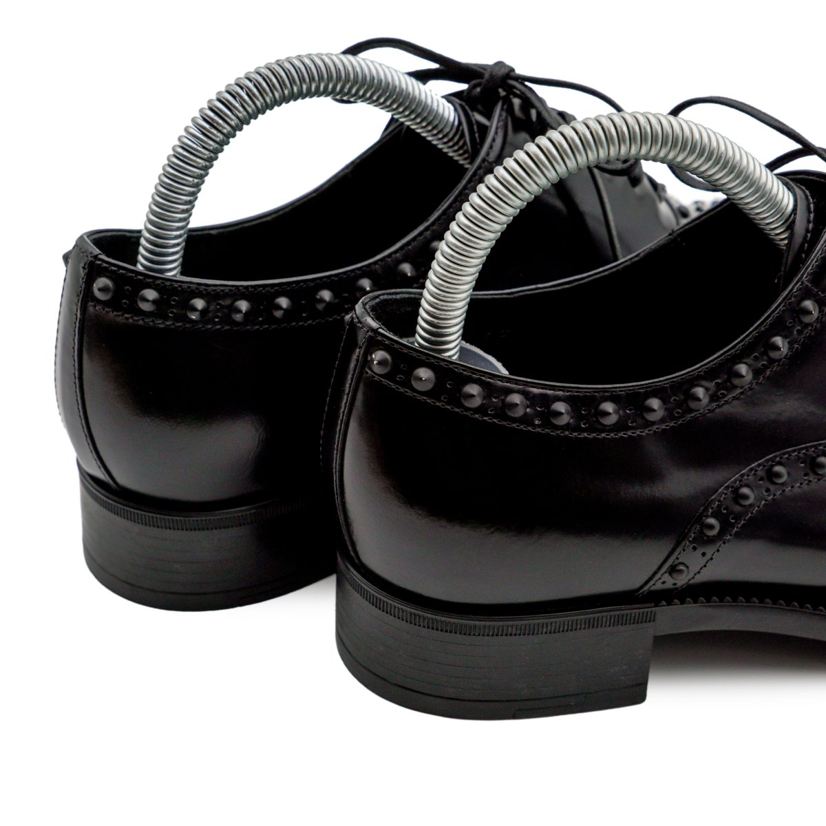 Iconic Prada Women's Studded Leather Brogue Dress Shoes — photo 9