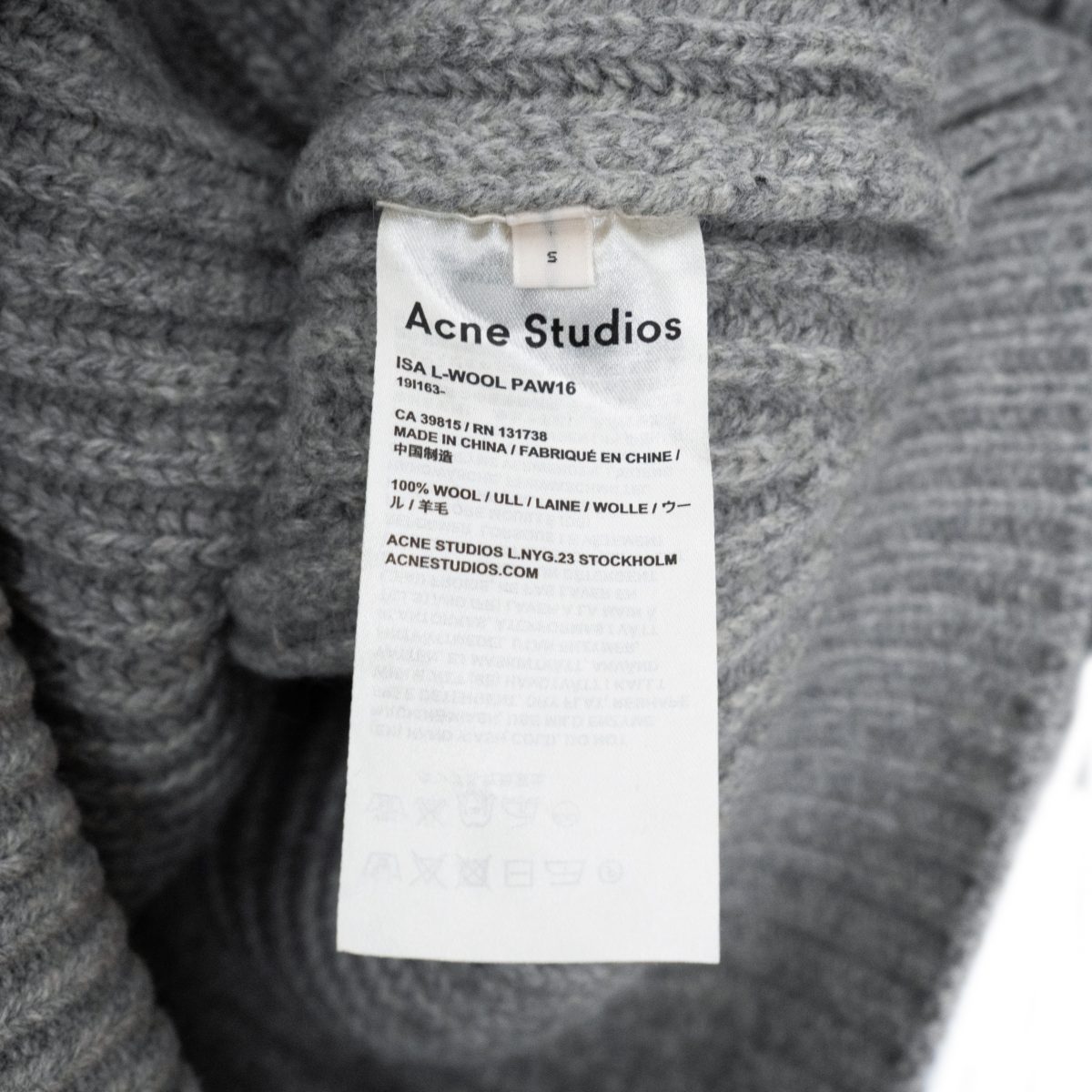 Acne Studios AW16 Wool Women’s Oversized Turtleneck Sweater — photo 8
