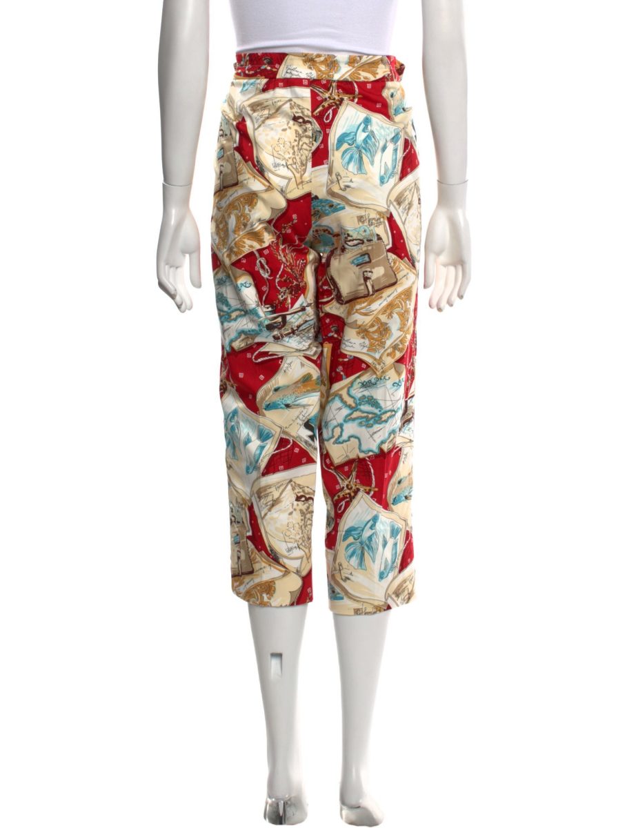 Loro Piana Nautical Ocean Multi Logo Print Trousers Pants — photo 14