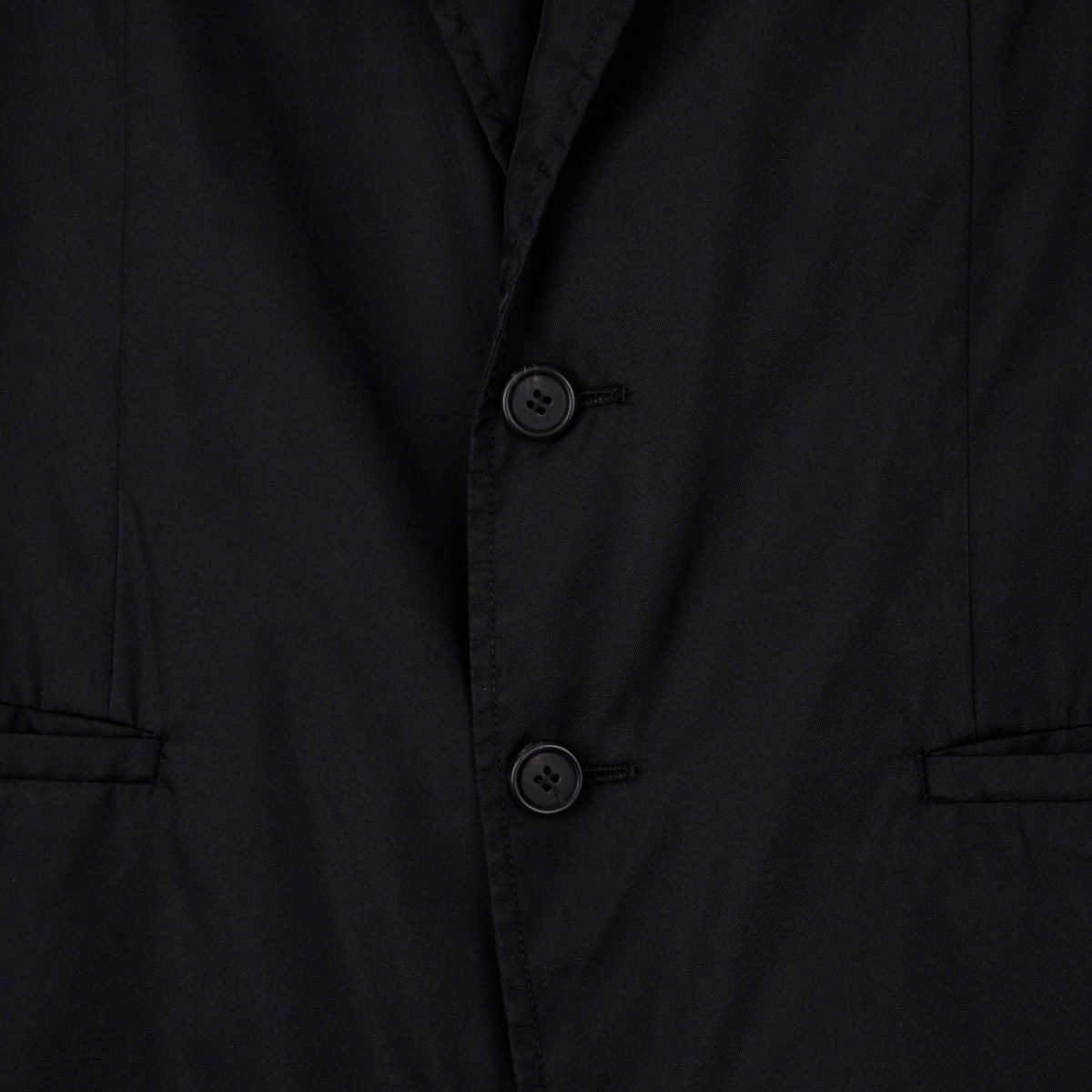 Vintage Prada AW2010 Black Nylon Lightweight Blazer Jacket — photo 6